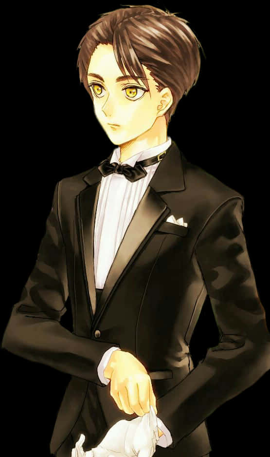 Nhân vật Anime Lịch lãm trong Bộ Tuxedo Hình nền