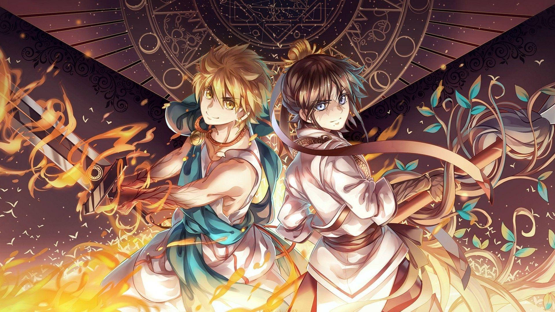 Nhân Vật Anime Magi Hình nền