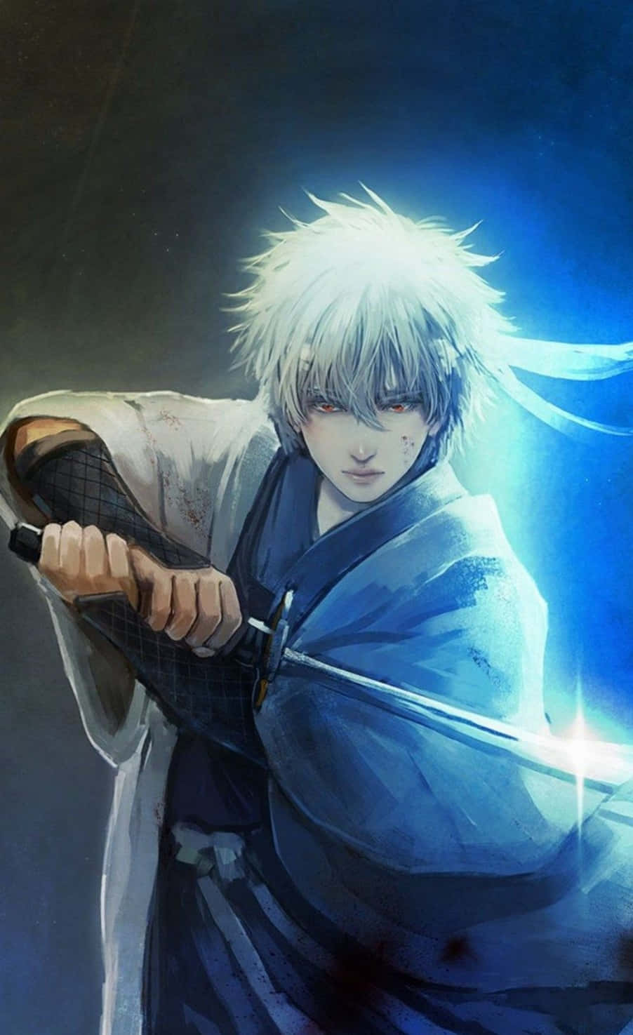 Nhân vật Anime Ngầu Gintoki Gin Tama Hình nền