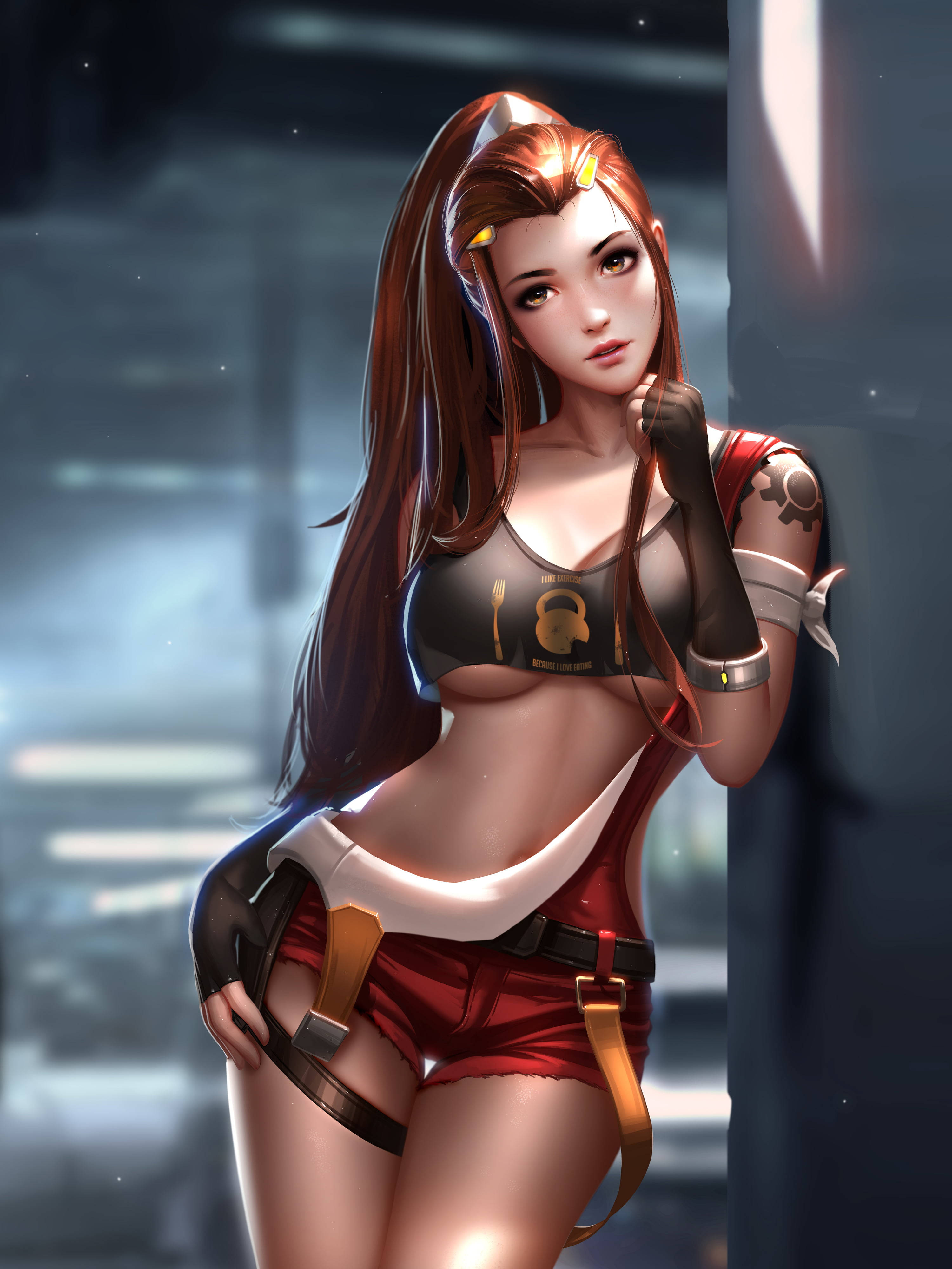 Nhân Vật Anime Đỏ Mải Mê Trong Hành Động Hình nền