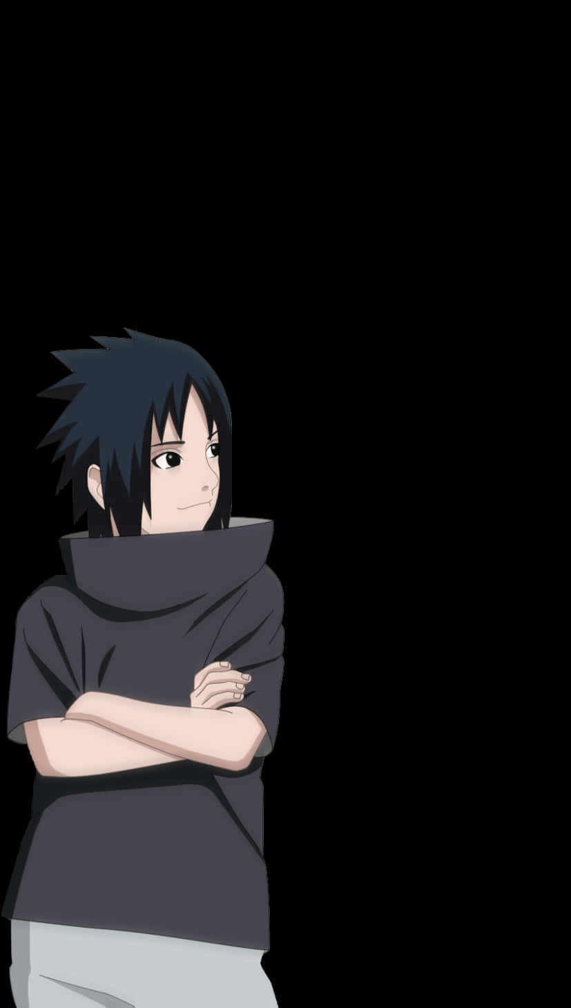 Nhân Vật Anime Trẻ Tuổi Nền Đen Hình nền