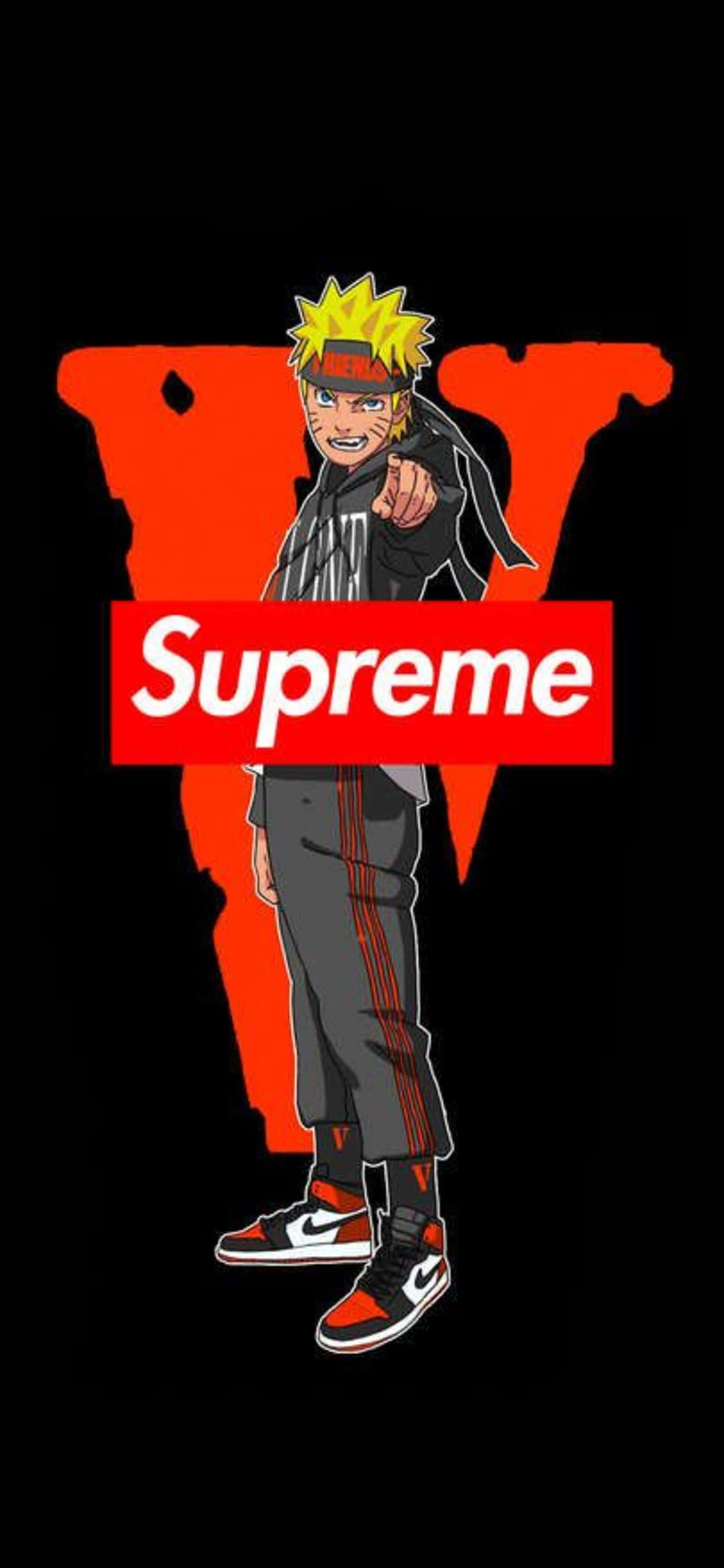 Nhân vật anime thời trang và phong cách khi mặc đồ đường phố của Supreme. Hình nền