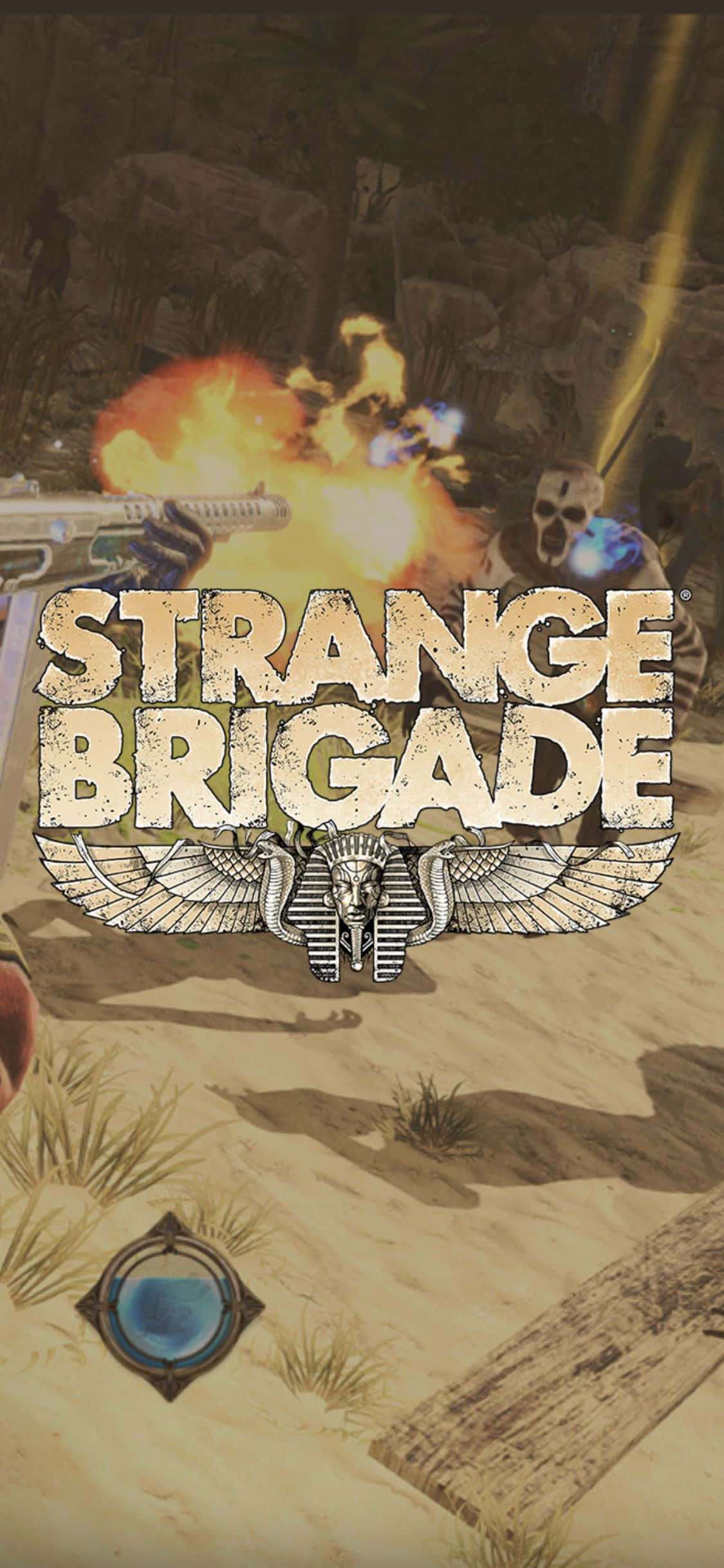 Nhân vật bắn zombie Hình nền Strange Brigade cho iPhone X Hình nền