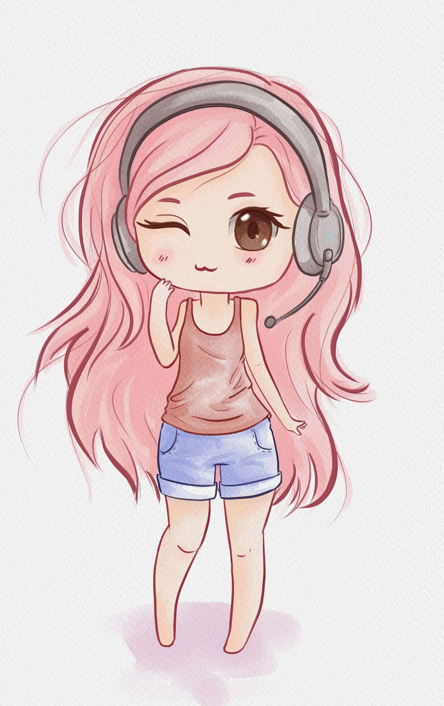 Nhân vật Chibi Dễ Thương Hình nền