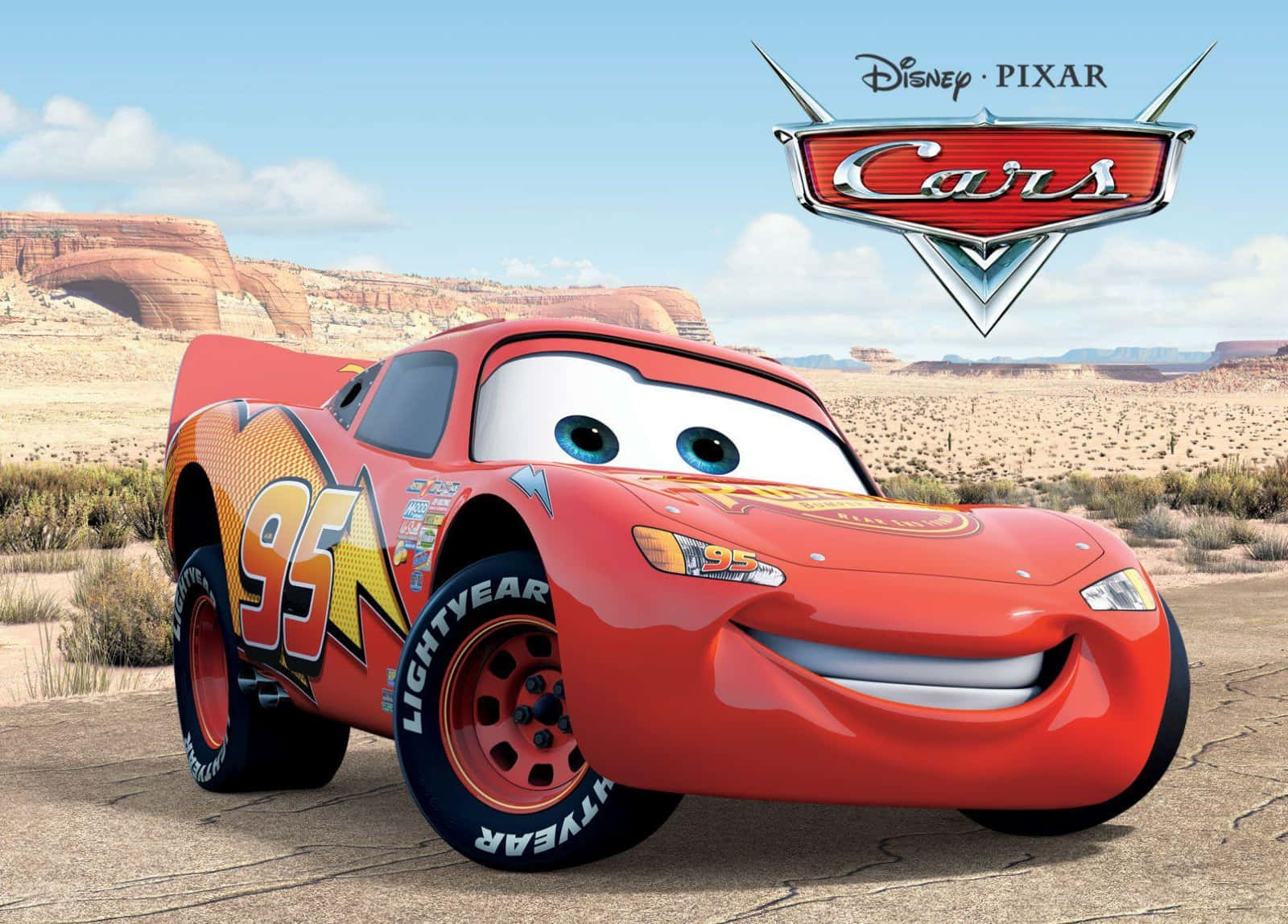 Nhân vật Disney Cars Lightning McQueen tại Radiator Springs Hình nền