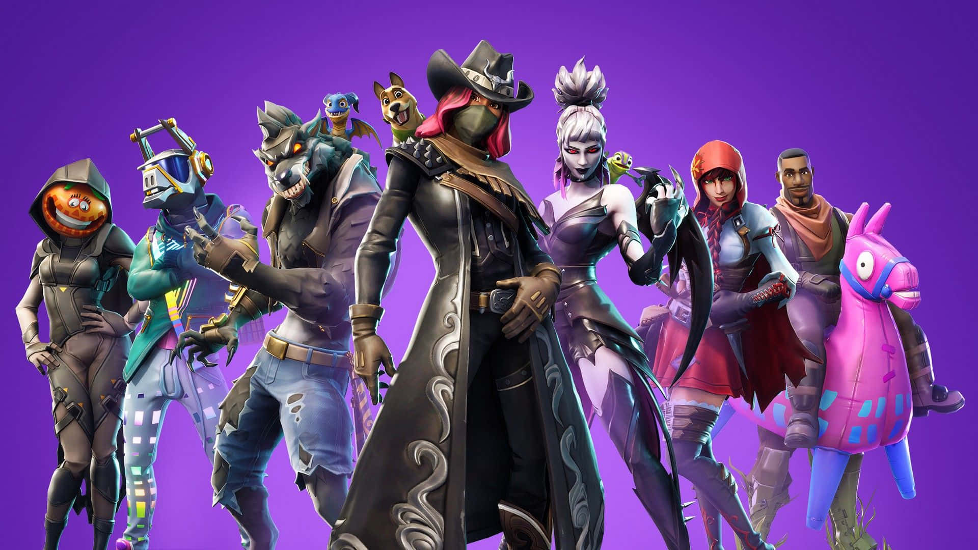 Nhân vật Fortnite trong Mùa 6 Hình nền