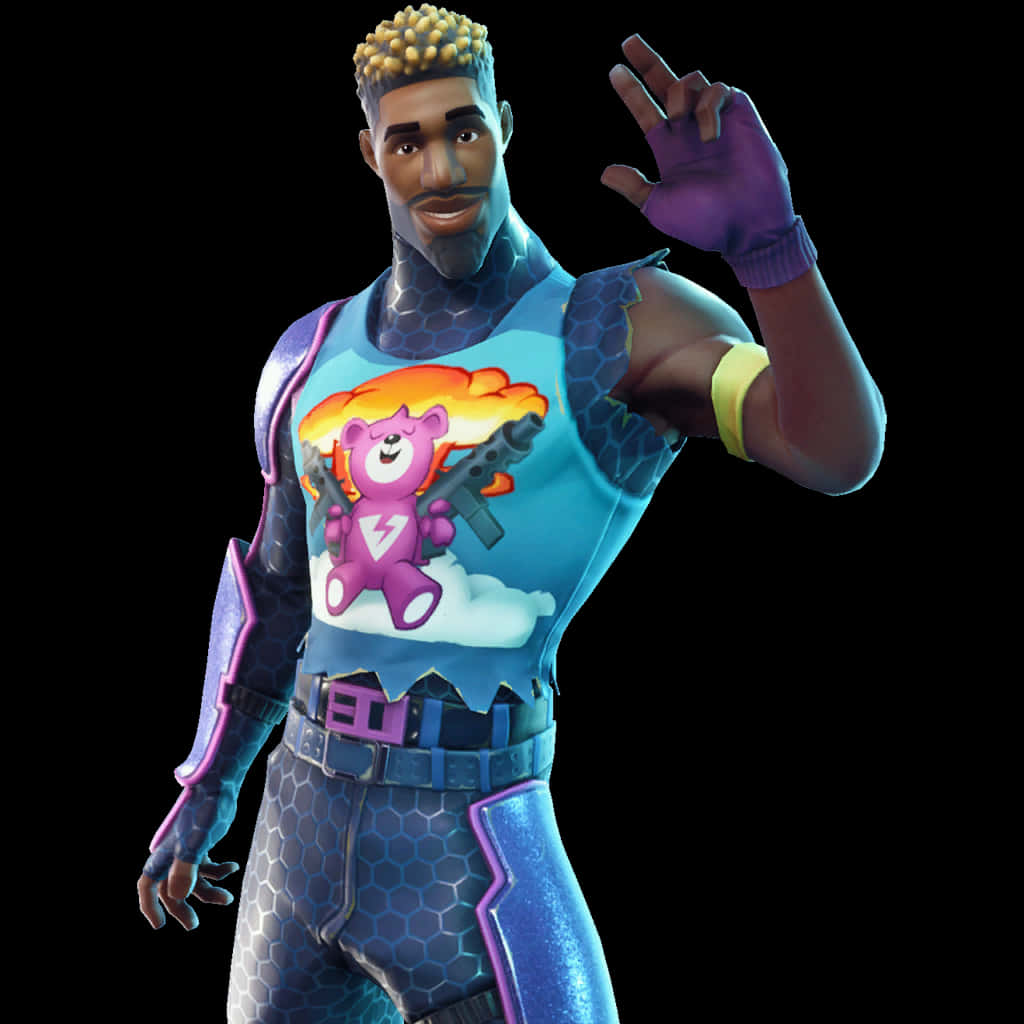 Nhân Vật Fortnite Vẫy Tay Chào Hình nền