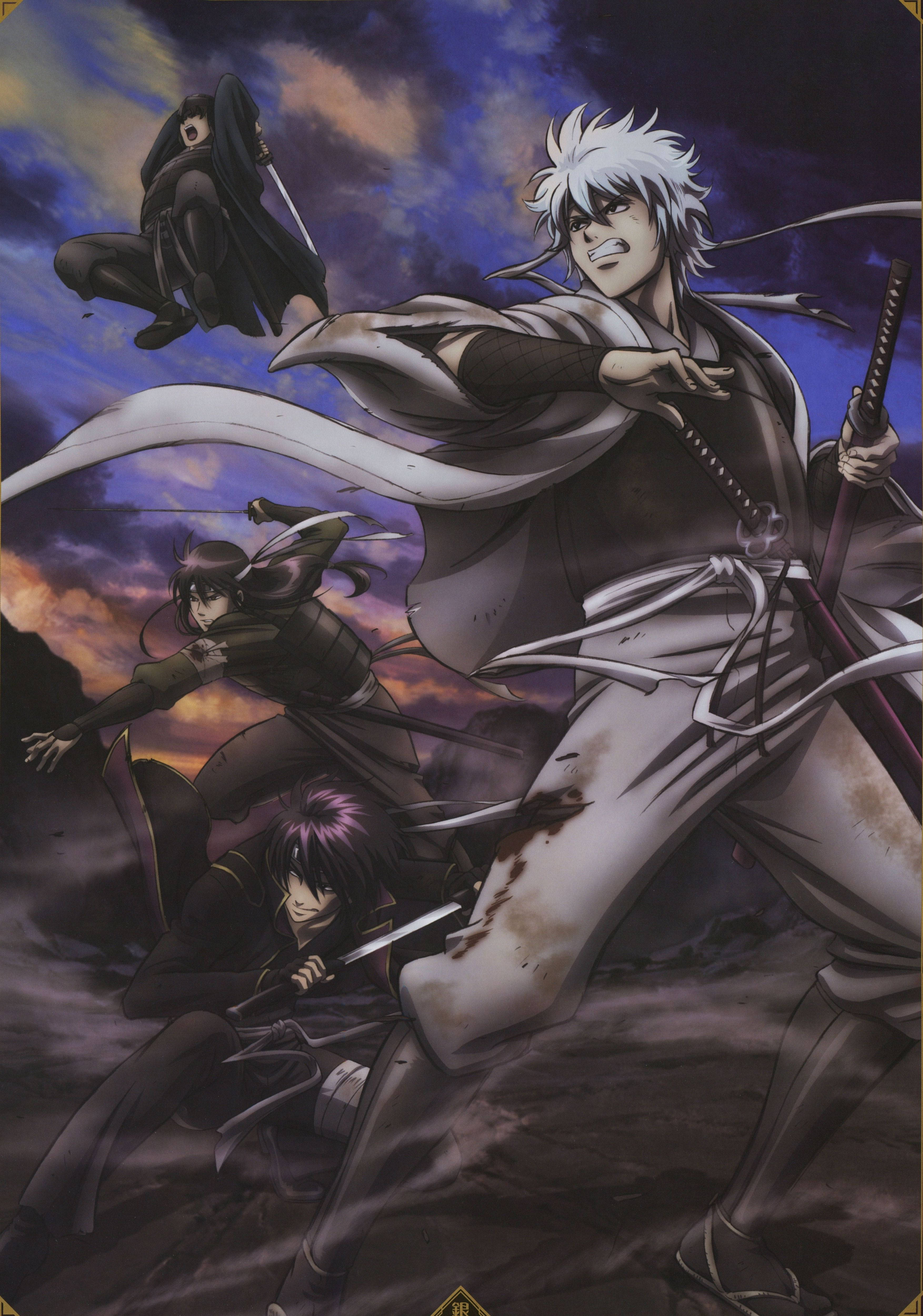 Nhân vật Gintama sẵn sàng chiến đấu Hình nền