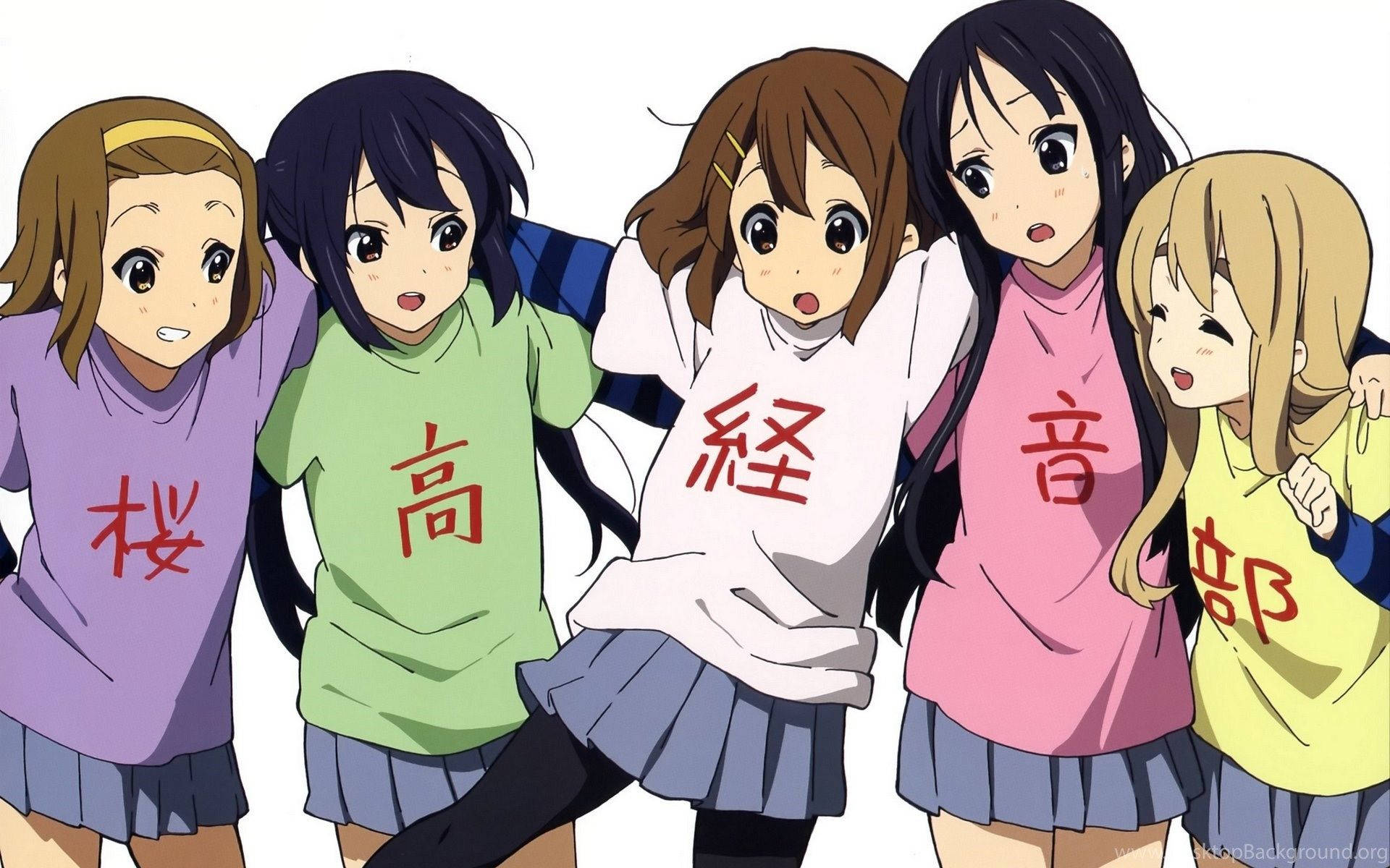 Nhân vật Kawaii Anime K-On! Hình nền