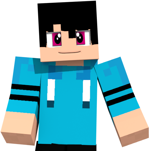 Nhân vật Minecraft mặc áo xanh Hình nền