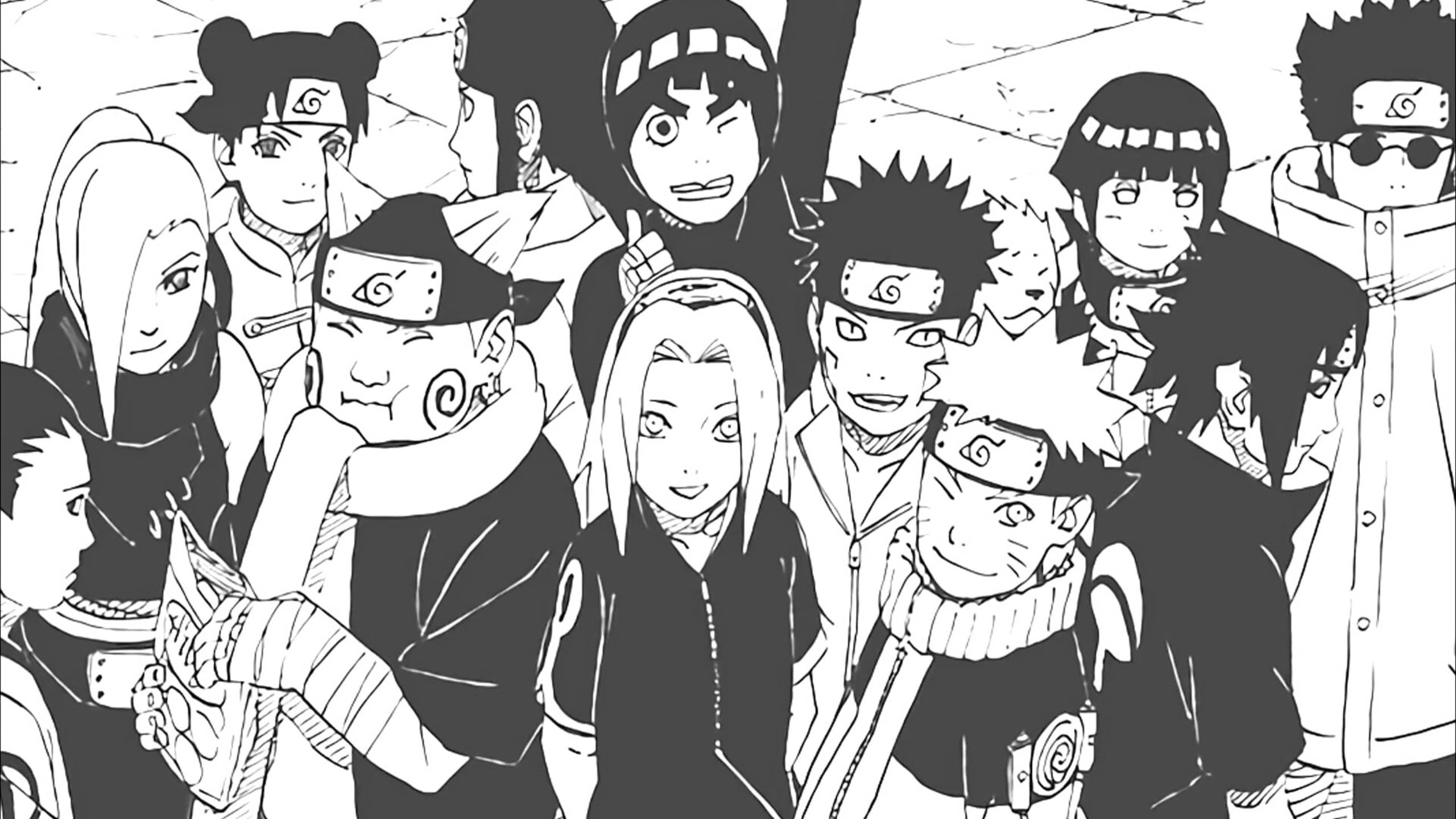 Nhân Vật Naruto Konoha Ninja Hình nền
