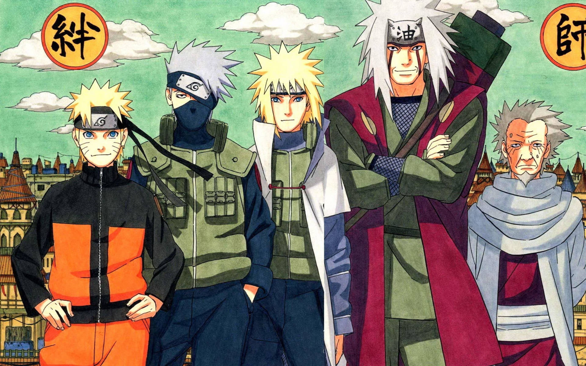 Nhân Vật Naruto Làng Konoha Hình nền