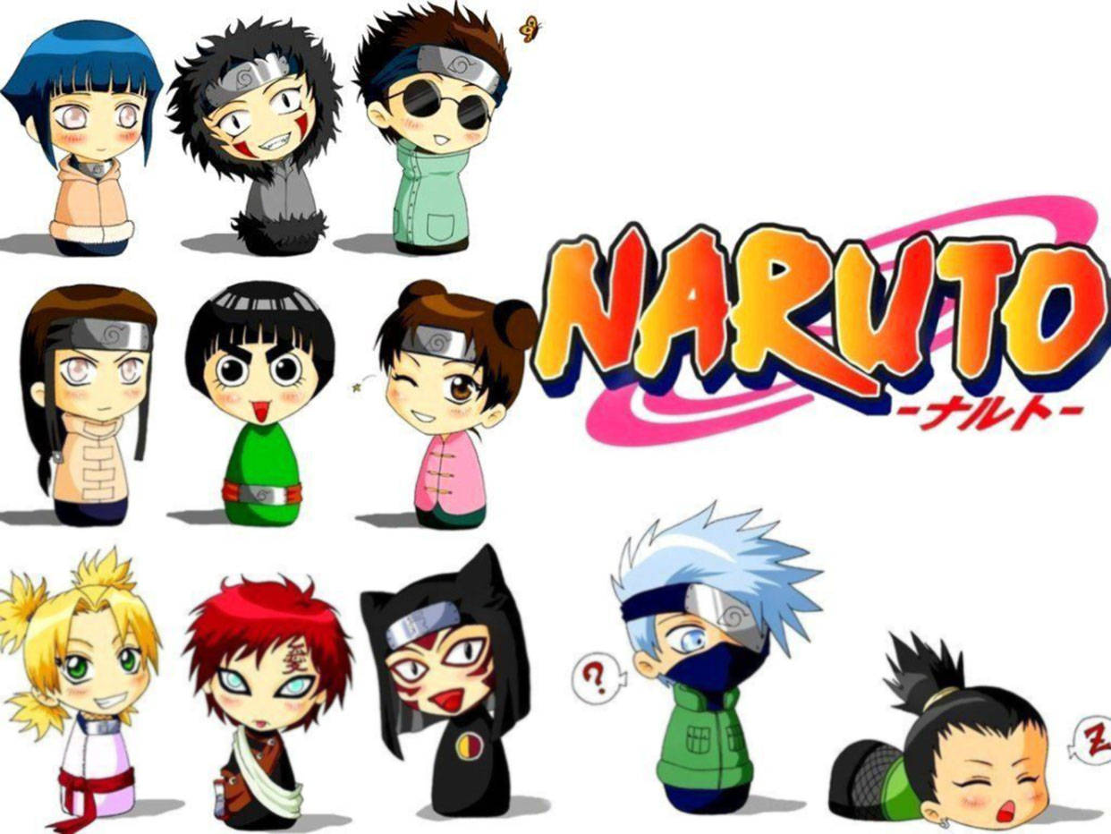Nhân Vật Naruto Chibi Dễ Thương Hình nền