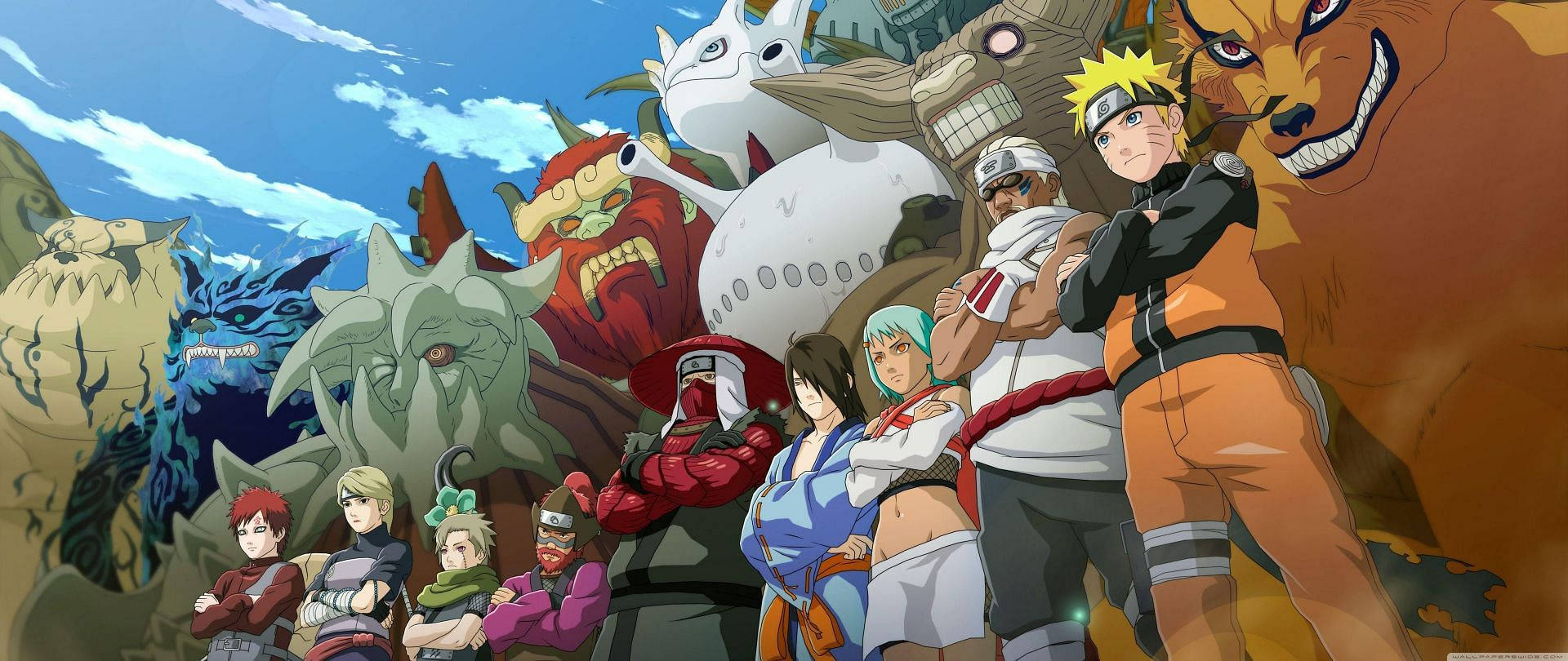 Nhân Vật Naruto Và Hình Thái Cuối Cùng Của Họ Hình nền