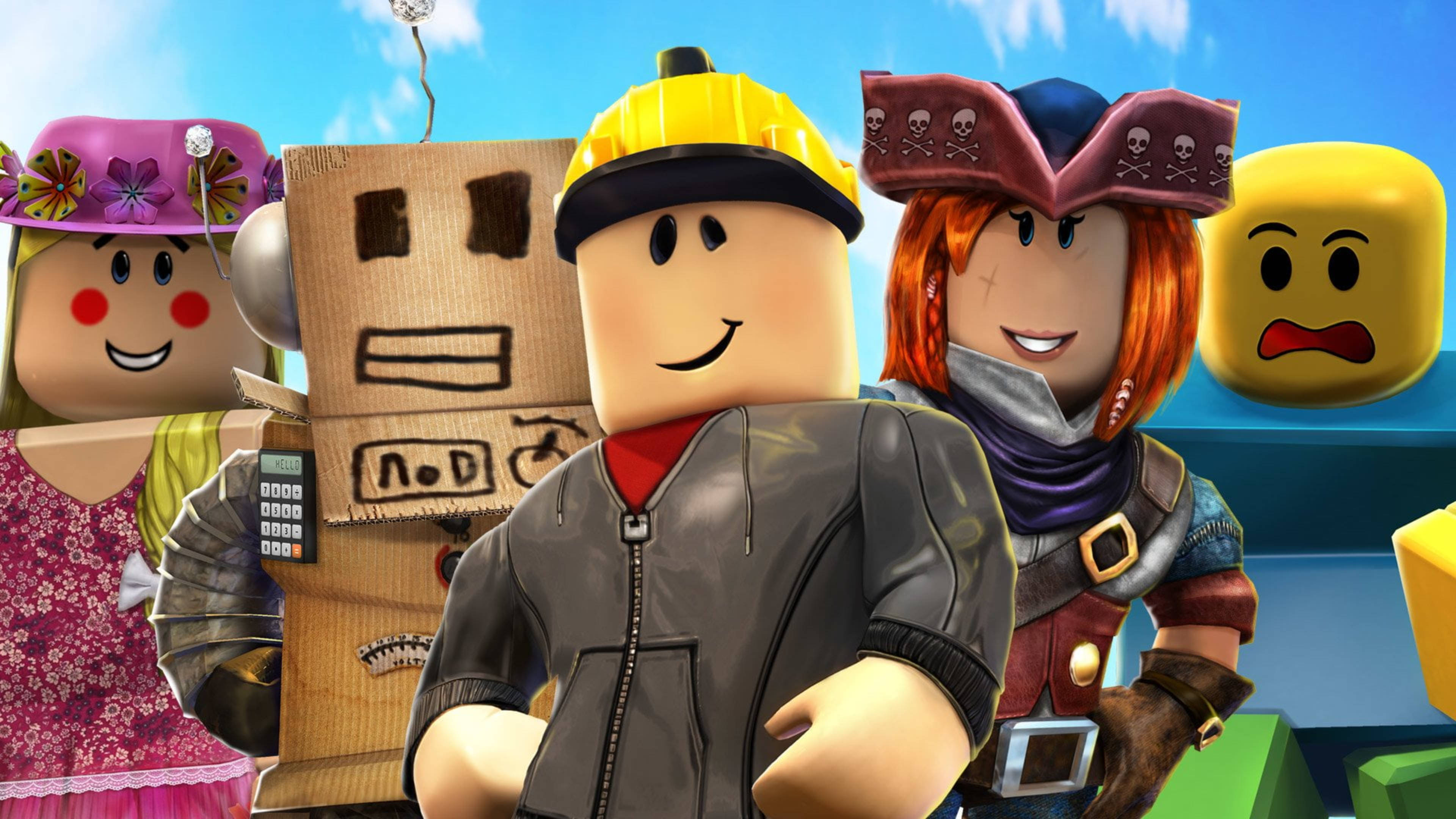 Nhân Vật Nổi Bật Trong Roblox 4K Hình nền
