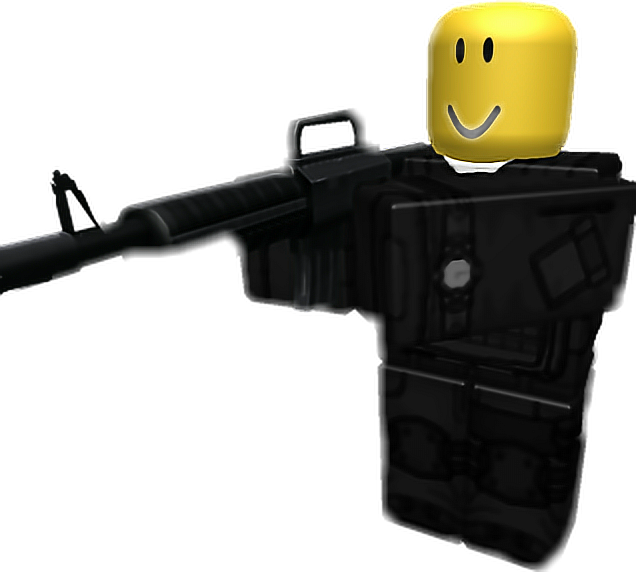 Nhân Vật Roblox Cầm Súng Hình nền