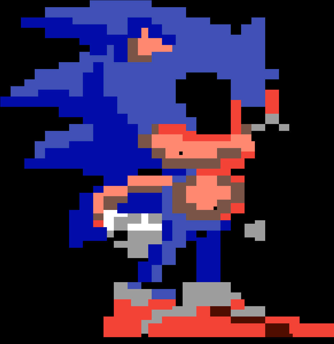 Nhân vật Sonic dạng pixel Hình nền