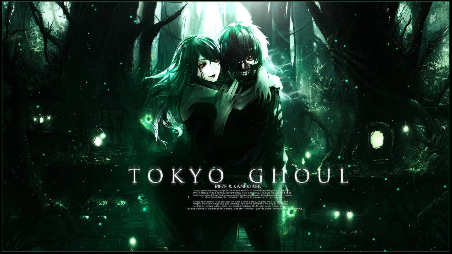Nhân Vật Tokyo Ghoul Ken Và Touka Hình nền