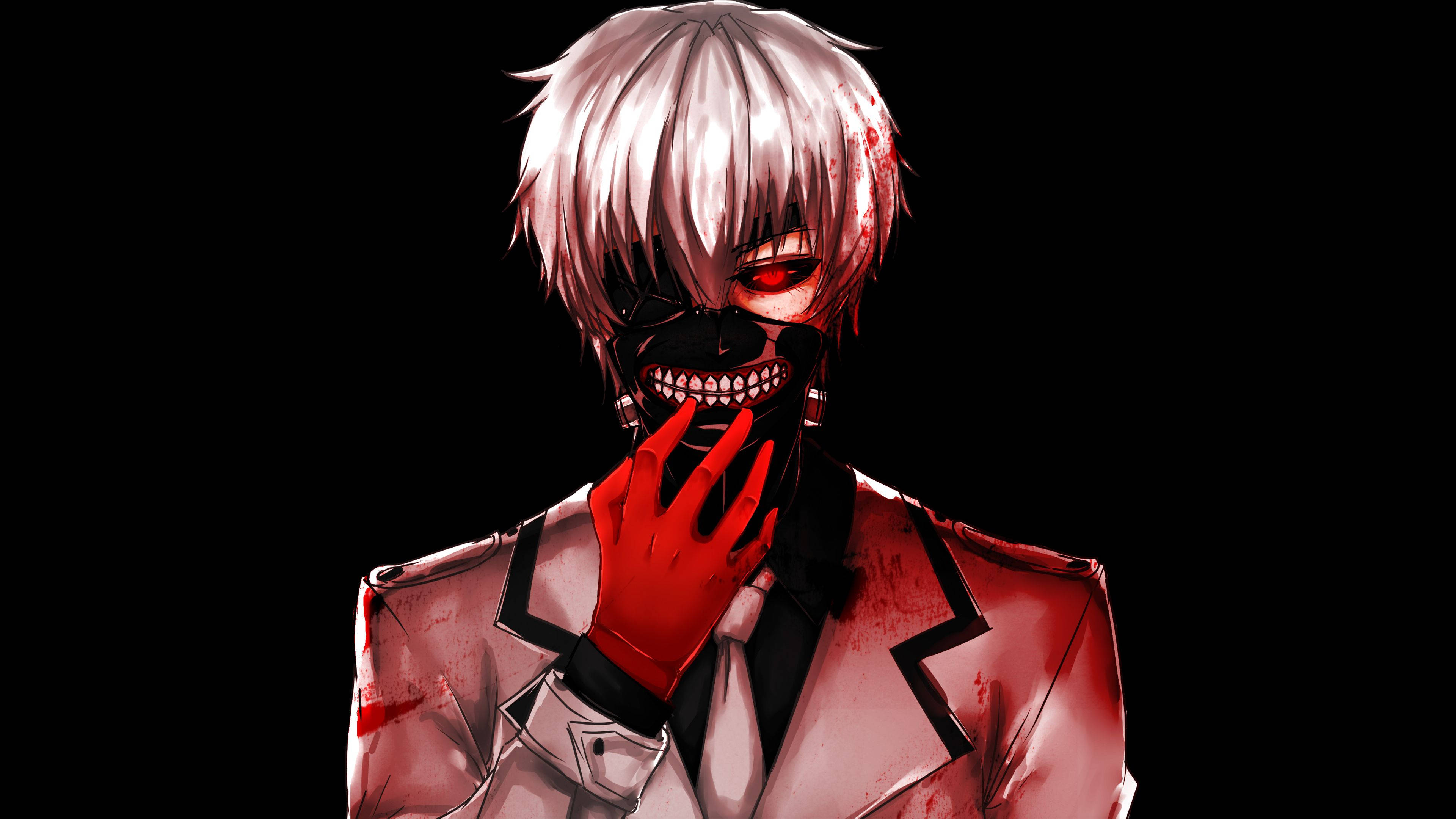 Nhân Vật Tokyo Ghoul Ken Mặt Nạ Đen Hình nền