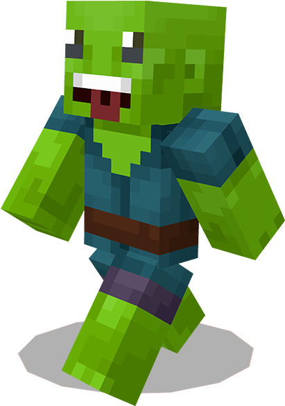 Nhân vật Zombie Minecraft.PNG Hình nền