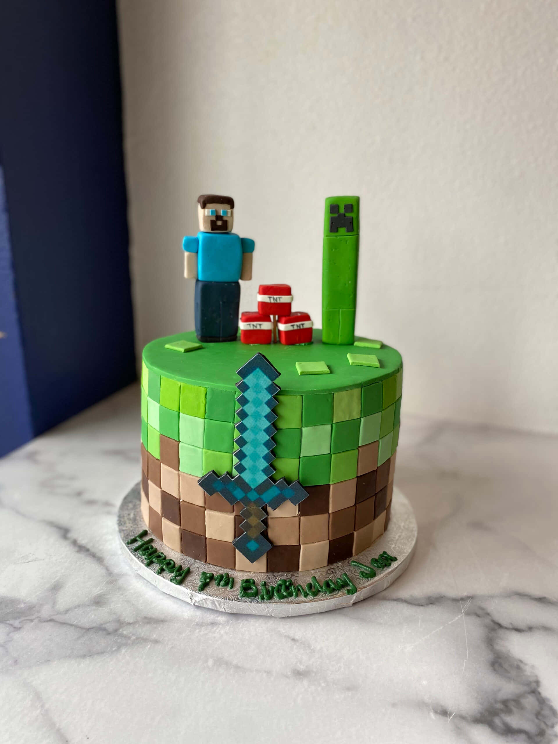 Nhiều loại bánh Minecraft độc đáo thắp sáng mọi sự kiện Hình nền