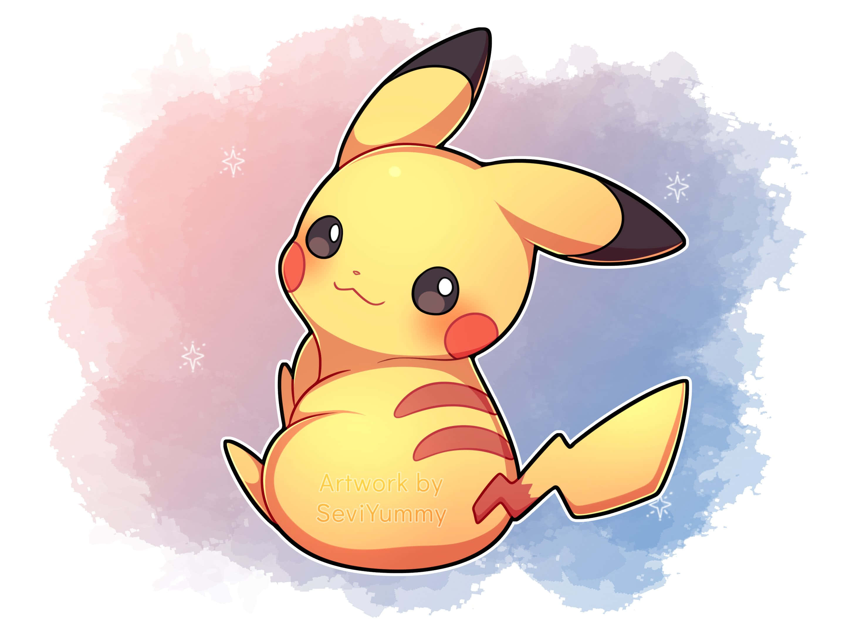 Nhìn chú Pikachu con đáng yêu này này! Hình nền