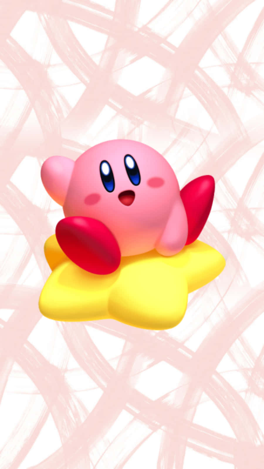 Nhìn này, nhân vật Kirby đáng yêu quá! Hình nền