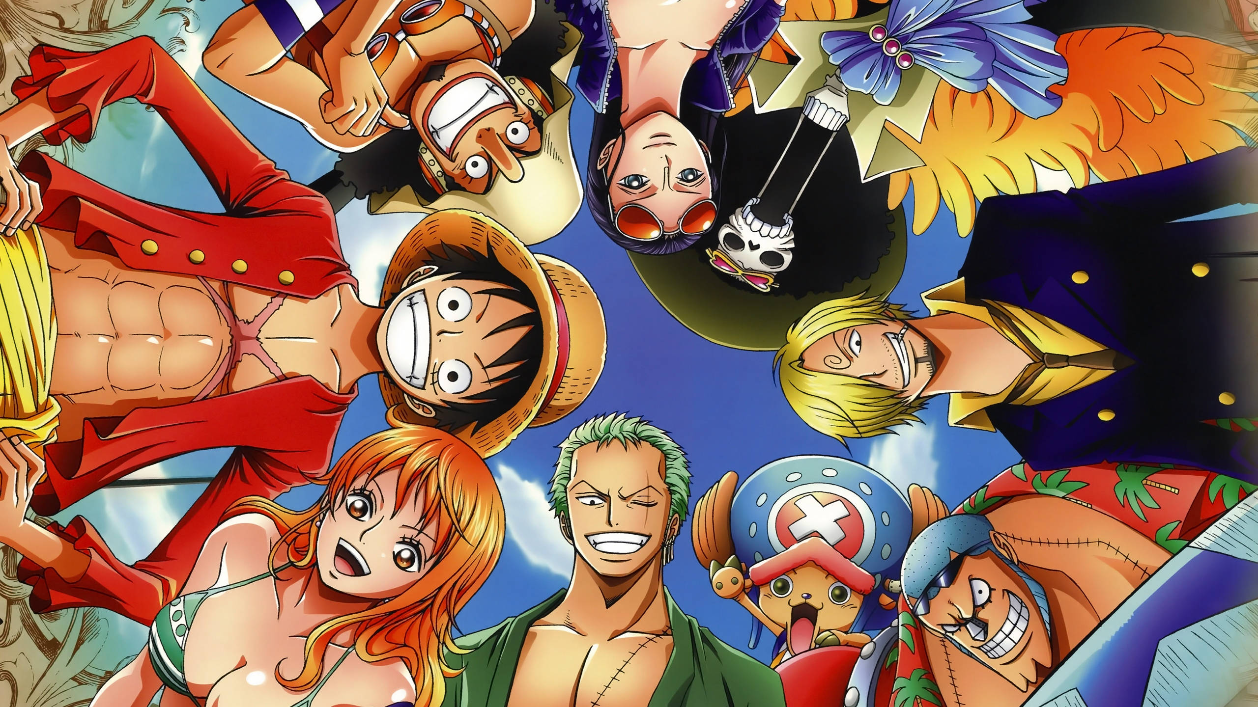 Nhóm Mũ Rơm One Piece Desktop Hình nền