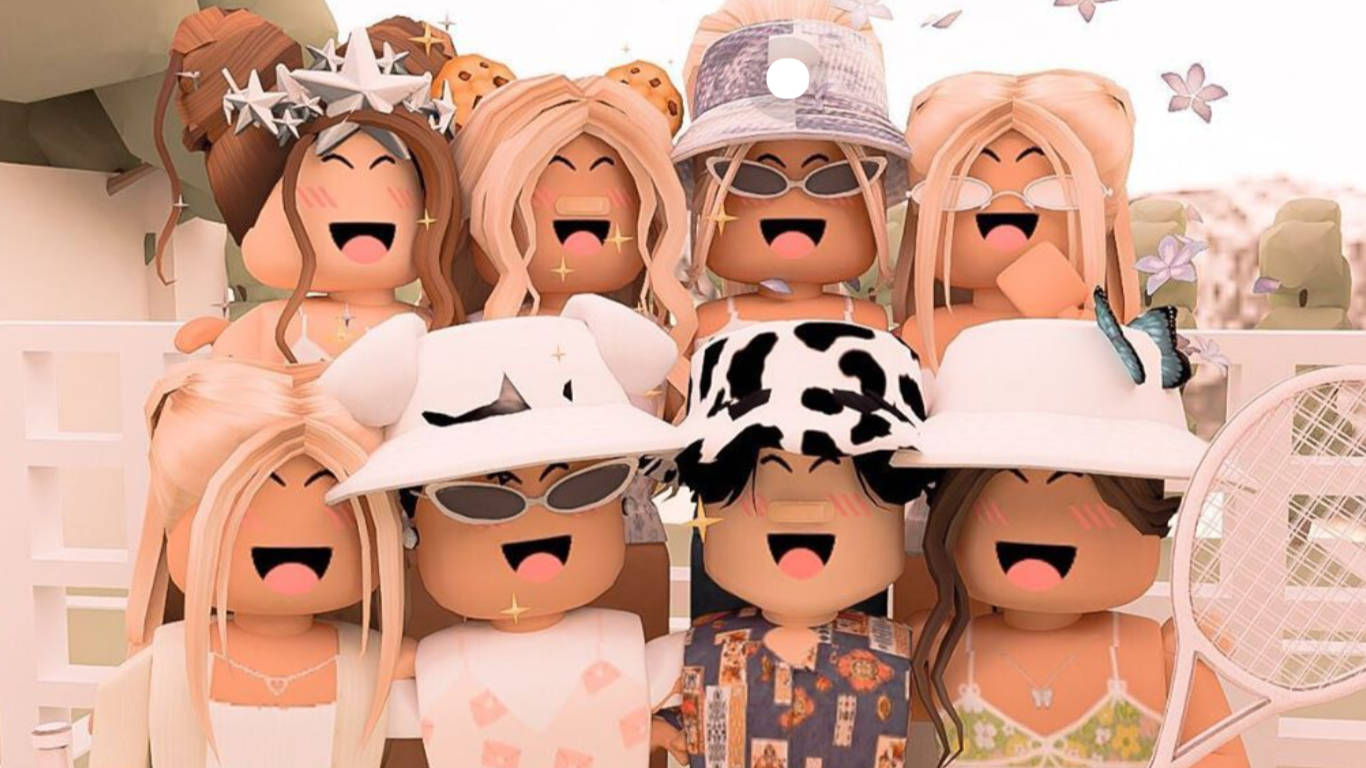 Nhóm Nữ Roblox Thẩm Mỹ Hình nền