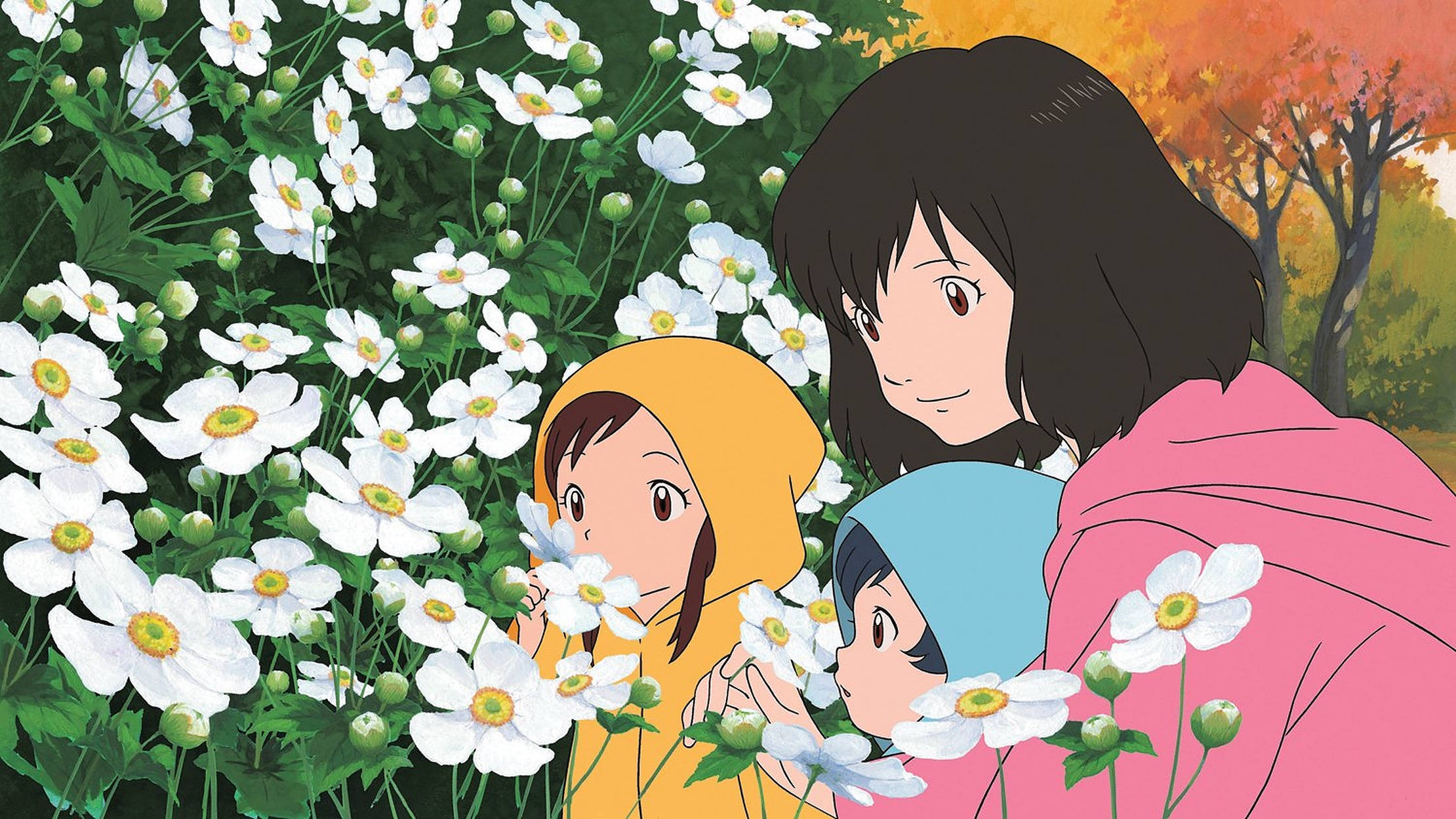 Những đứa trẻ anime Wolf Children Hình nền