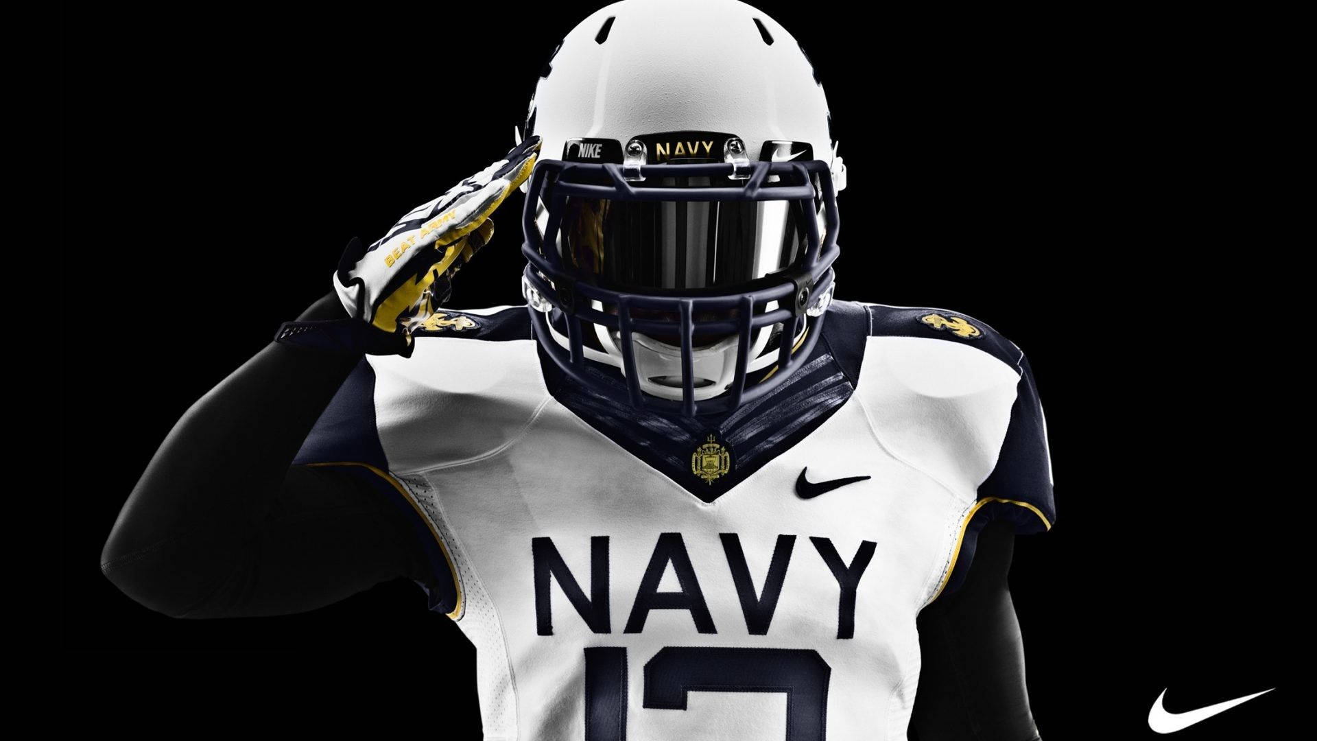 Hình nền đội bóng bầu dục đại học Navy Midshipmen.