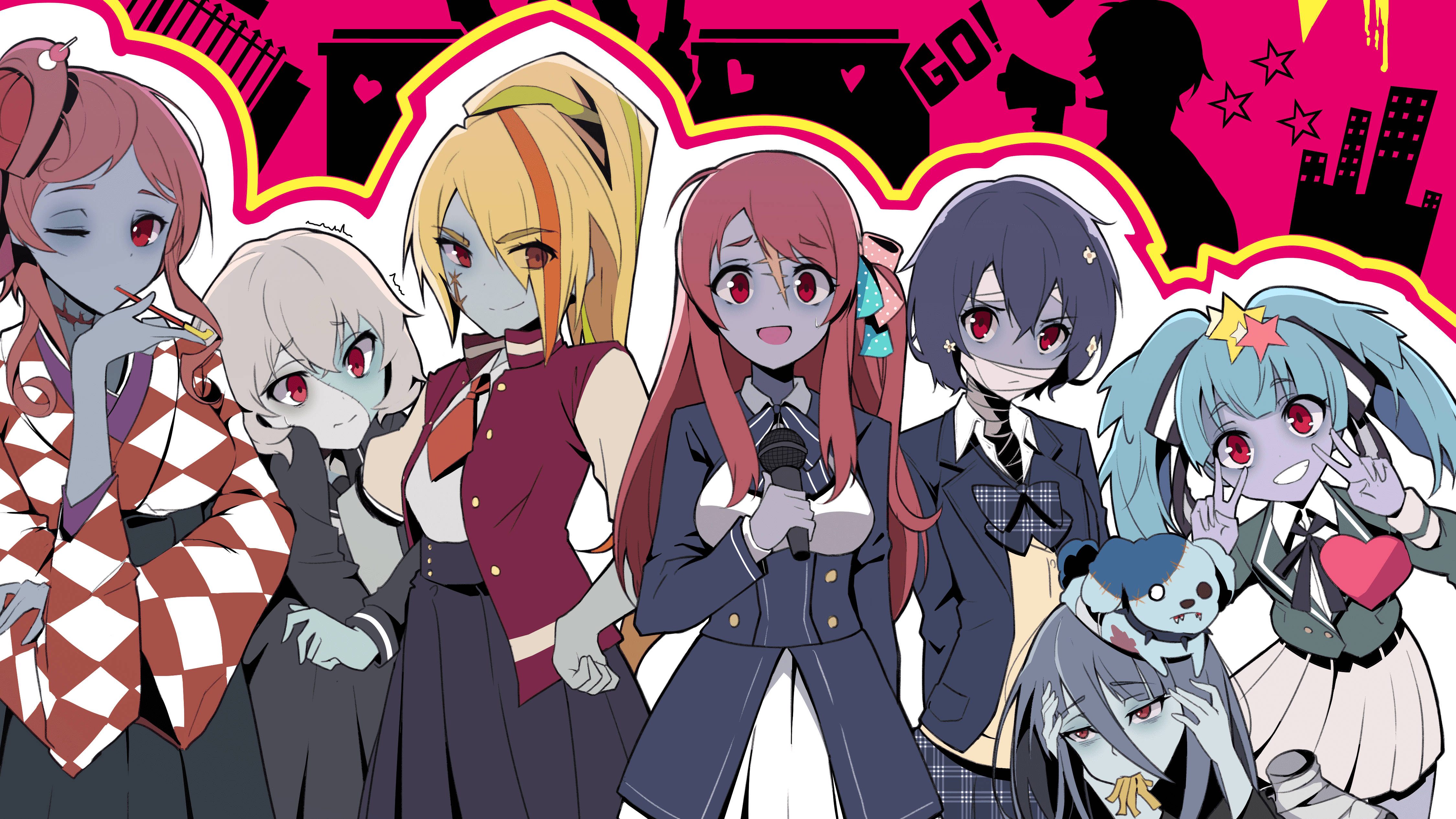 Những Ngôi Sao Của Zombie Land Saga Hình nền