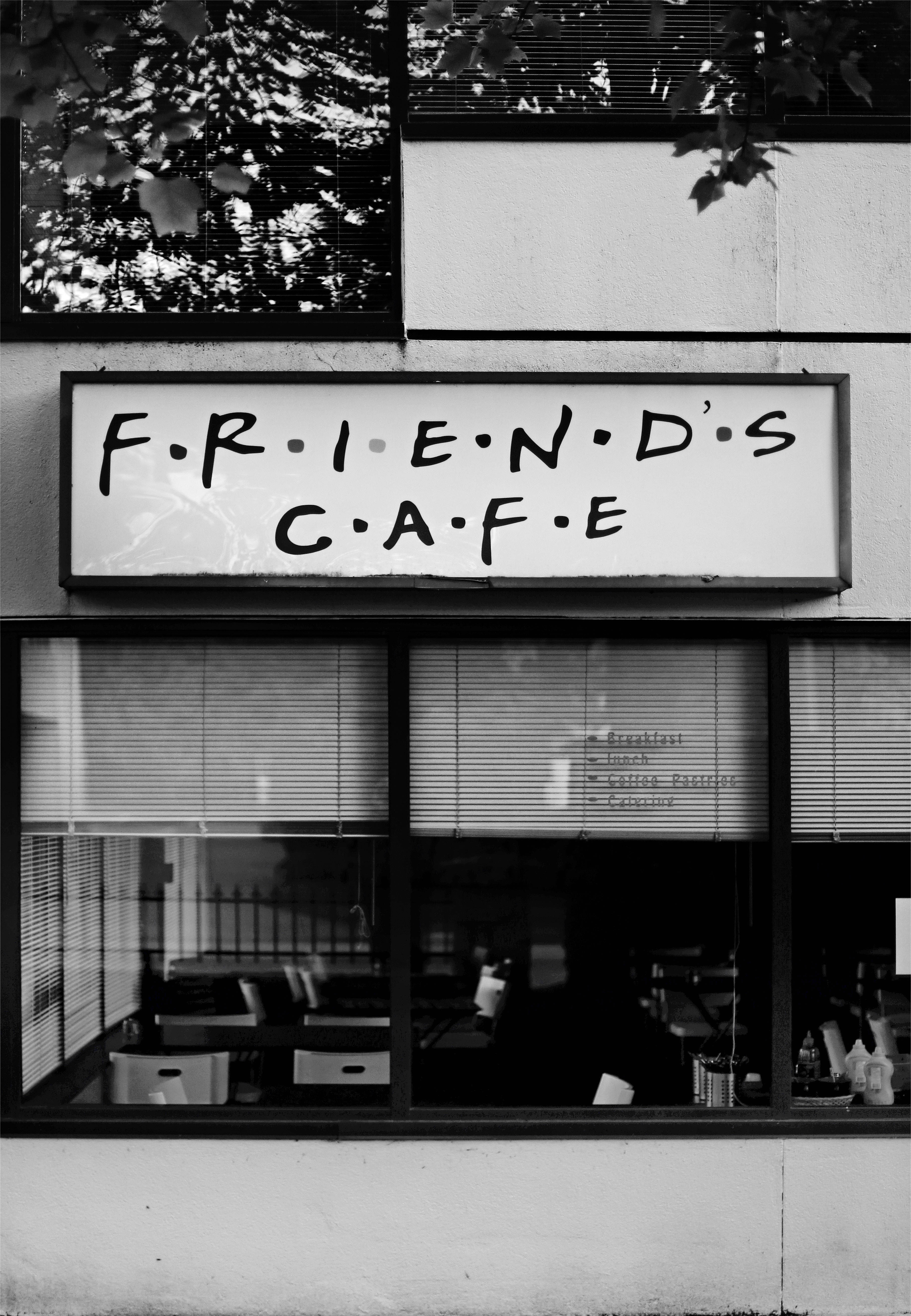 Những người bạn thưởng thức cà phê tại quán Central Perk Hình nền