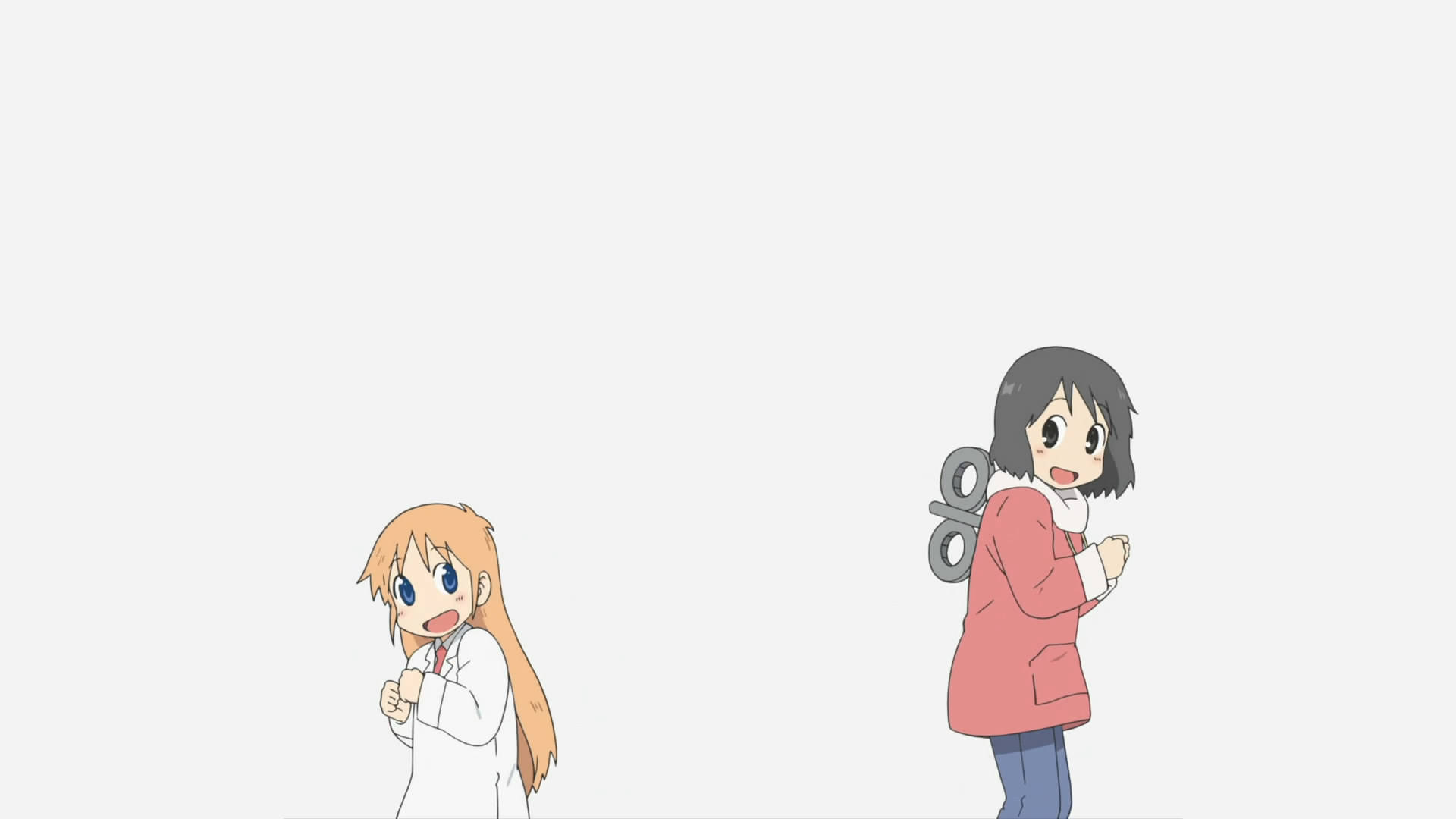Nichijou Nano Và Hakase Nhảy Múa Hình nền