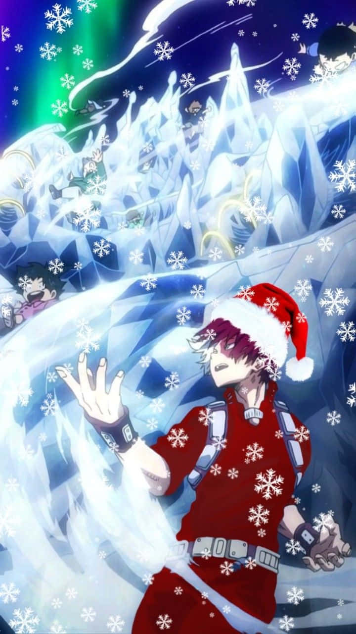 Niềm vui Giáng sinh với phong cách anime độc đáo! Hình nền