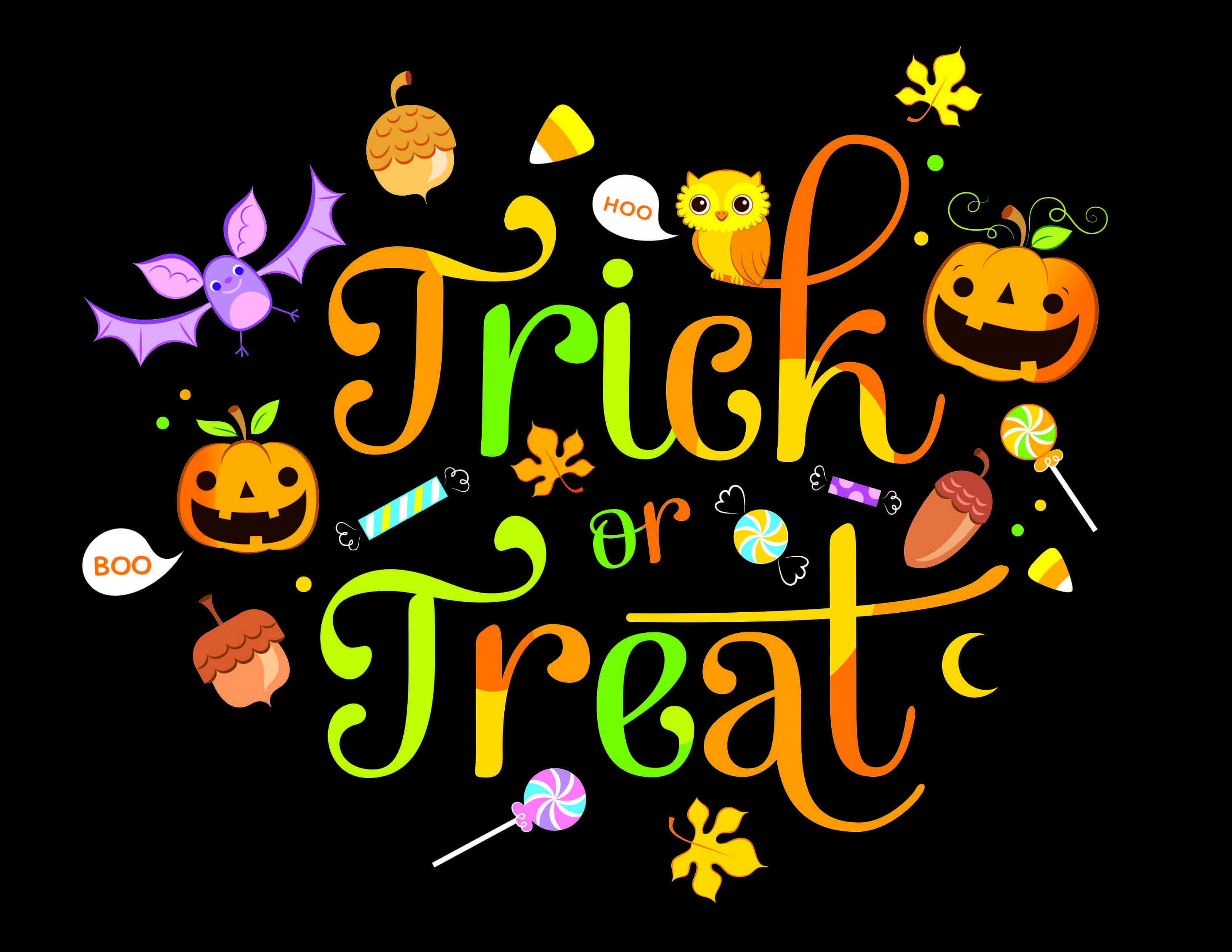 Niềm Vui Rước Kẹo Trong Đêm Halloween Hình nền