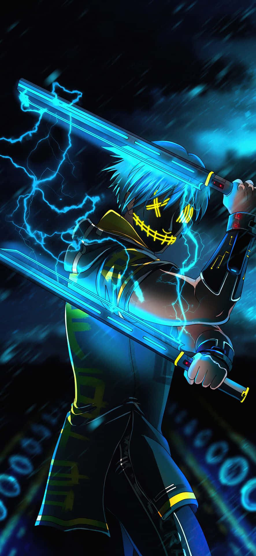 Ninja Mặt Nạ Anime Huyền Thoại Hình nền