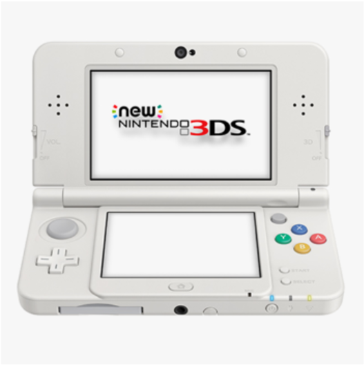 Nintendo 3DS Trắng Mở Hình nền
