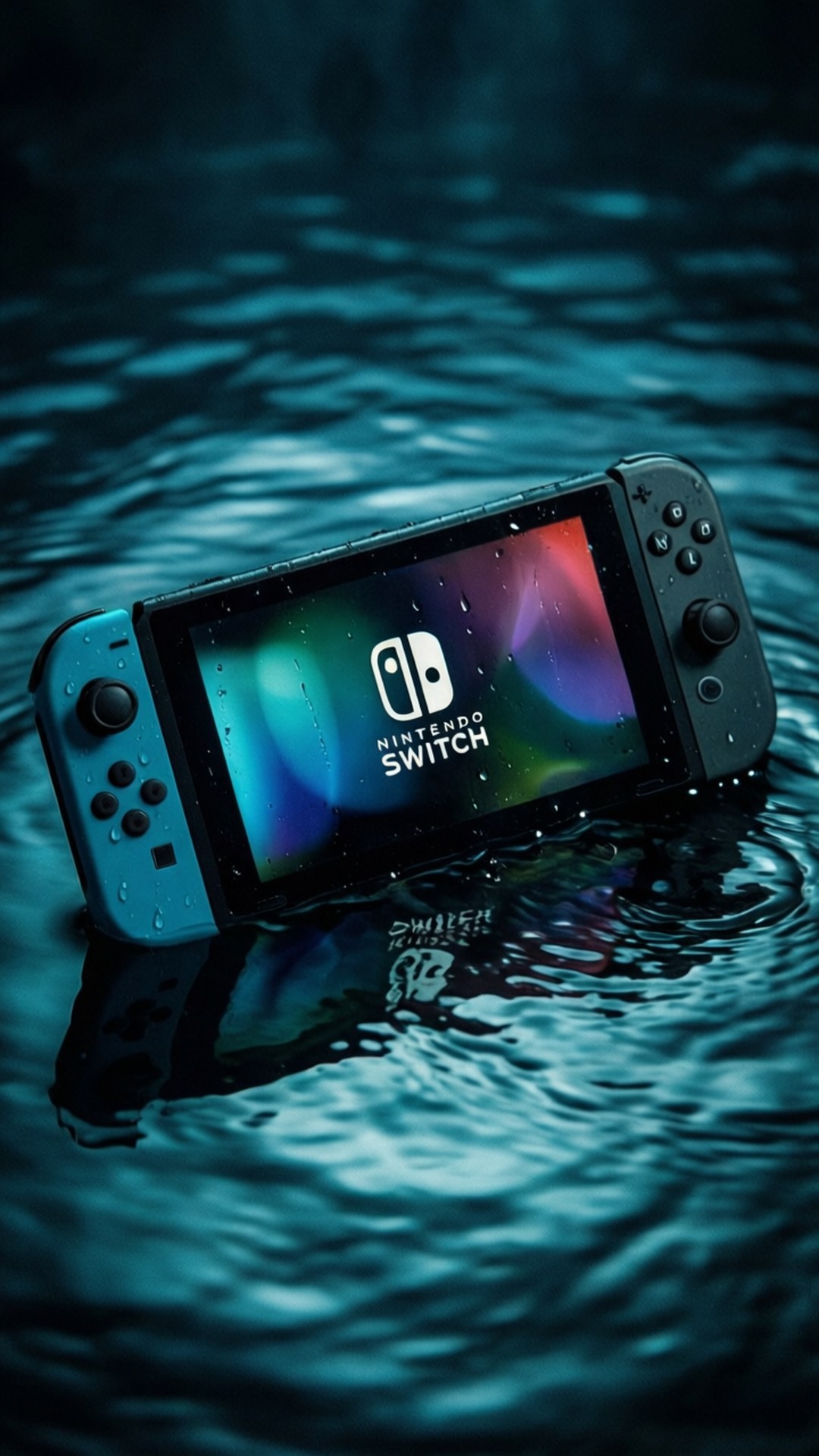 Nintendo Switch Chìm Dưới Nước Hình nền