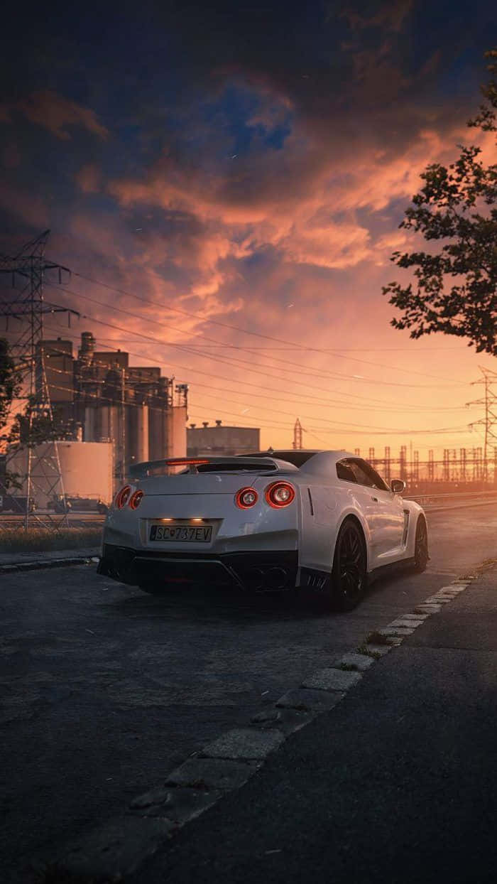 Nissan Skyline iPhone Hoàng hôn Hình nền