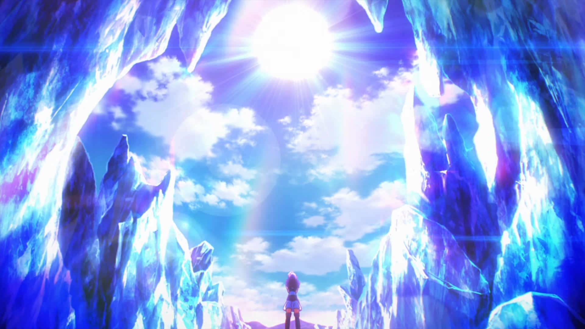No Game No Life Hình Ảnh Ánh Nắng Rực Rỡ Hình nền