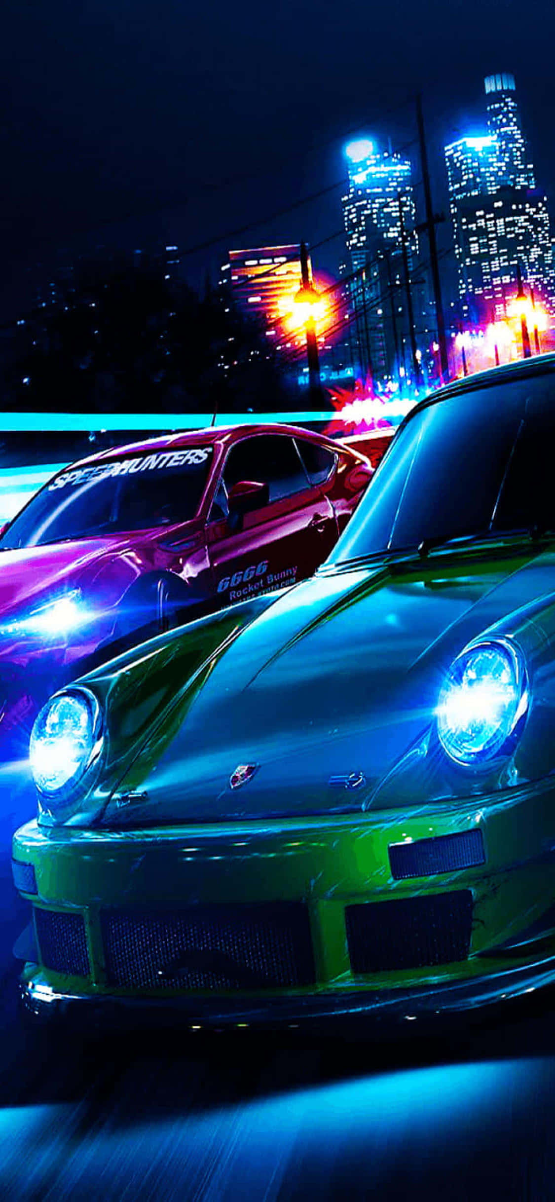Nổ máy và sẵn sàng đối đầu với sự cạnh tranh khốc liệt trong Need for Speed Heat Hình nền