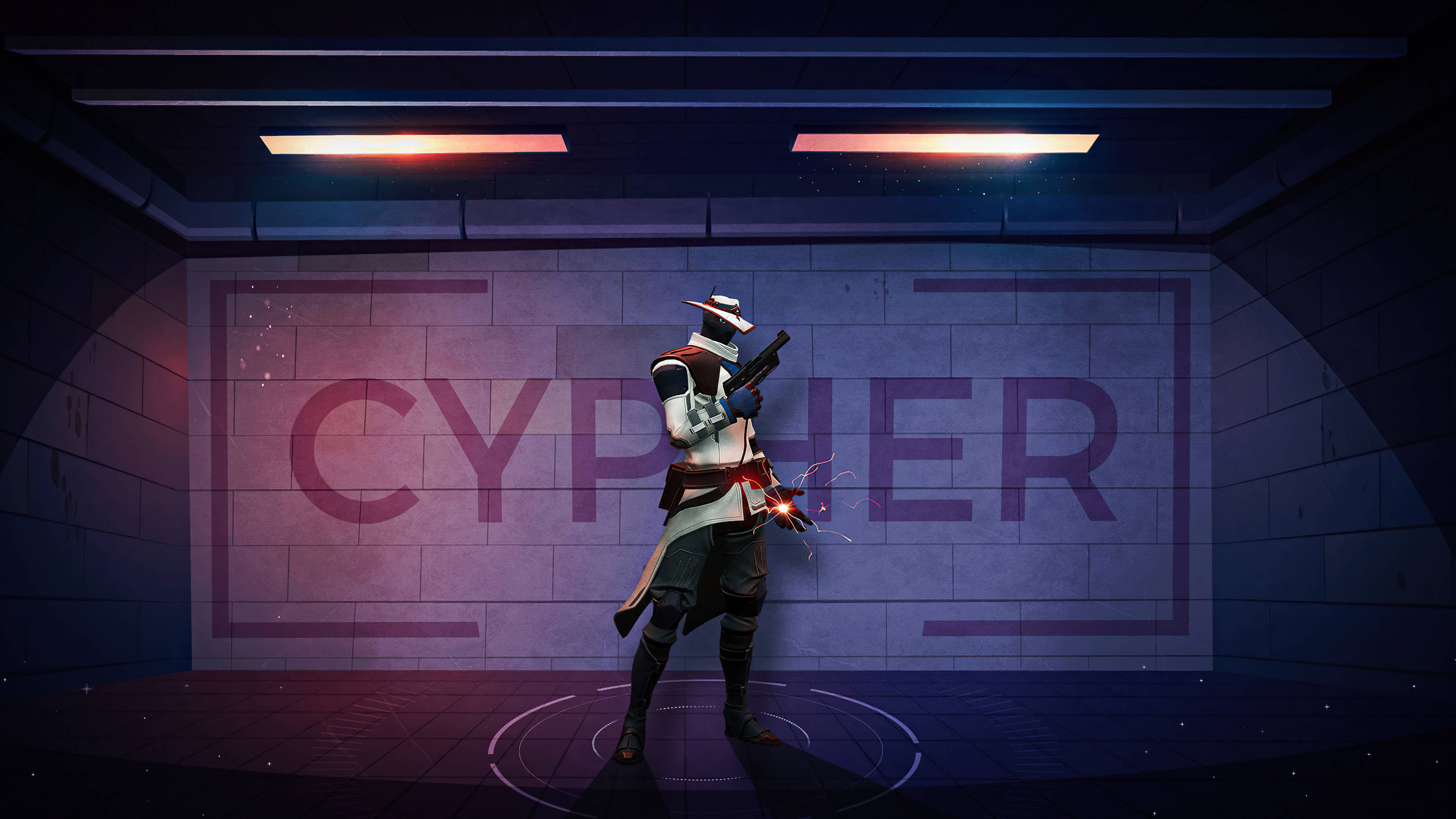 Nổi bật giữa Đám đông - Đặc vụ Cypher của Valorant Hình nền