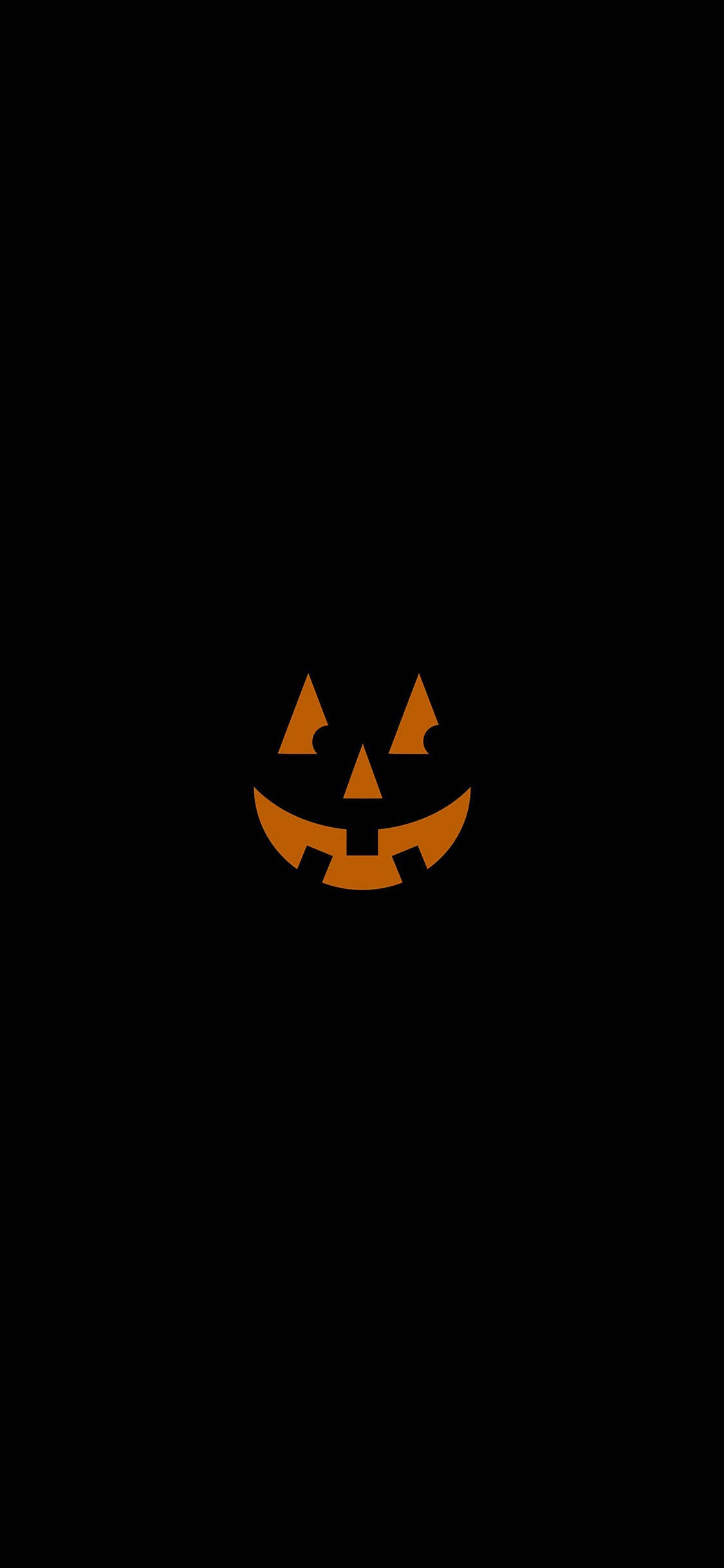 Nụ cười quả bí ngô Halloween iPhone Hình nền