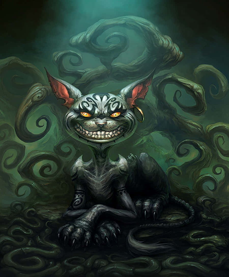 Nụ Cười Quyến Rũ - Chú Mèo Cheshire Hình nền