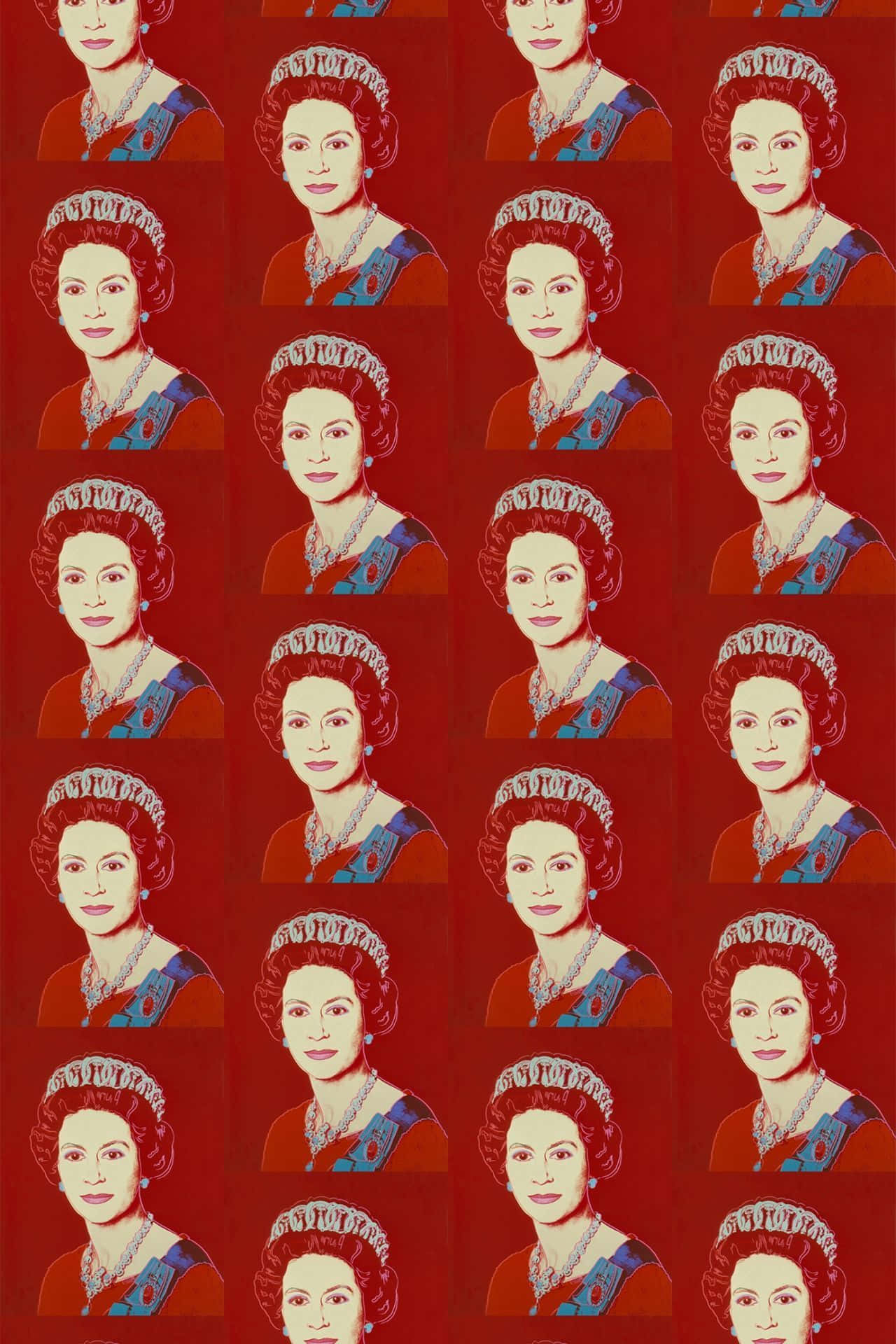 Nữ hoàng Elizabeth II trong trang phục hoàng gia Hình nền