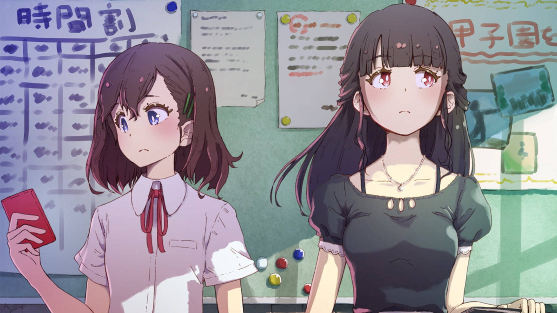 Nữ sinh đồng tính anime Hình nền