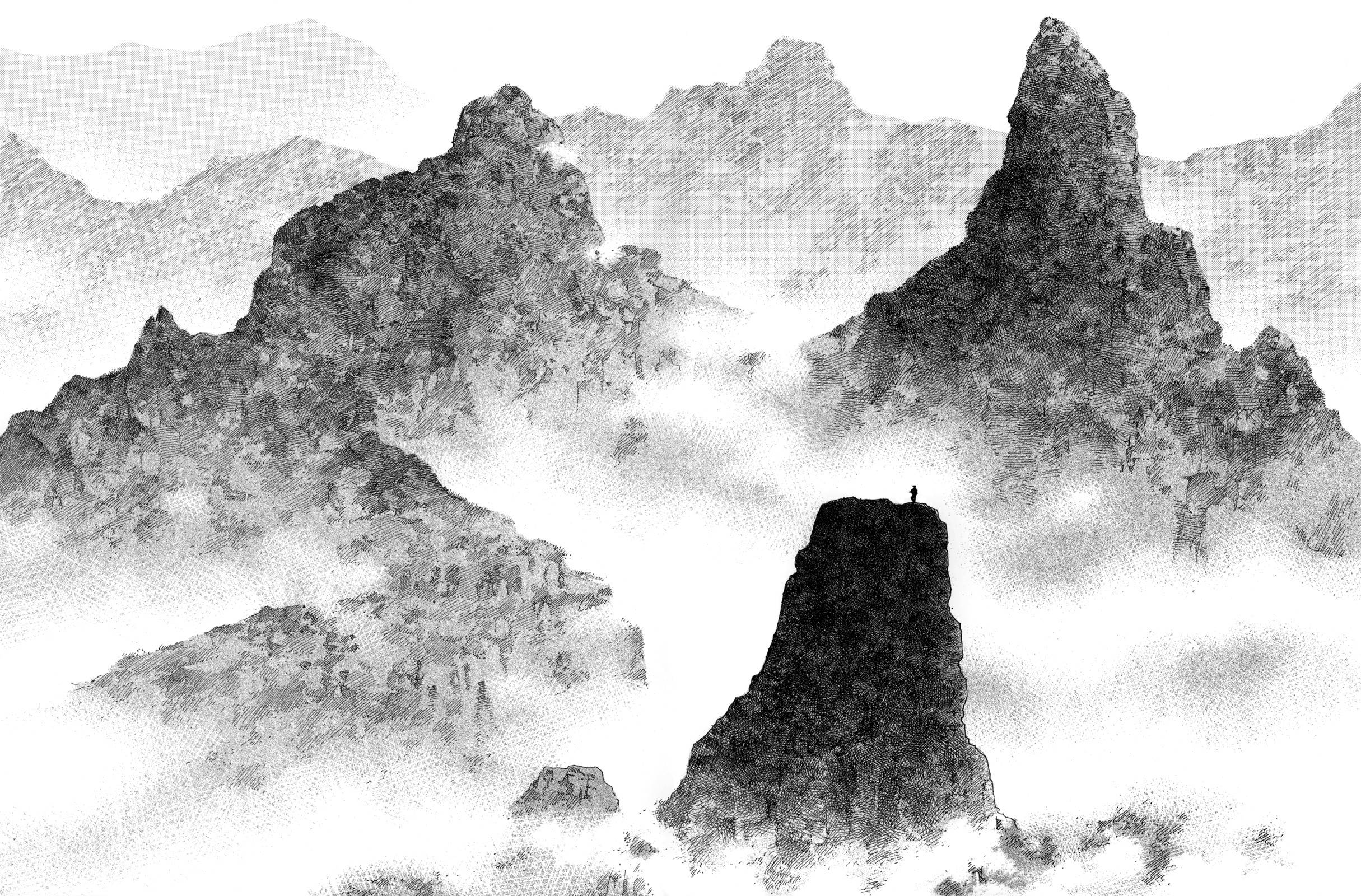 Núi rừng Vagabond Hình nền