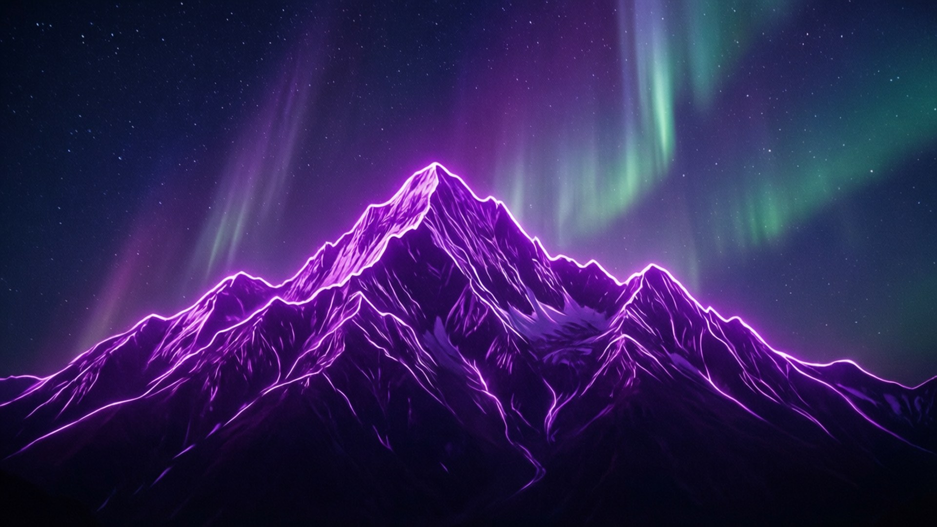 Núi Tím Neon Hình nền