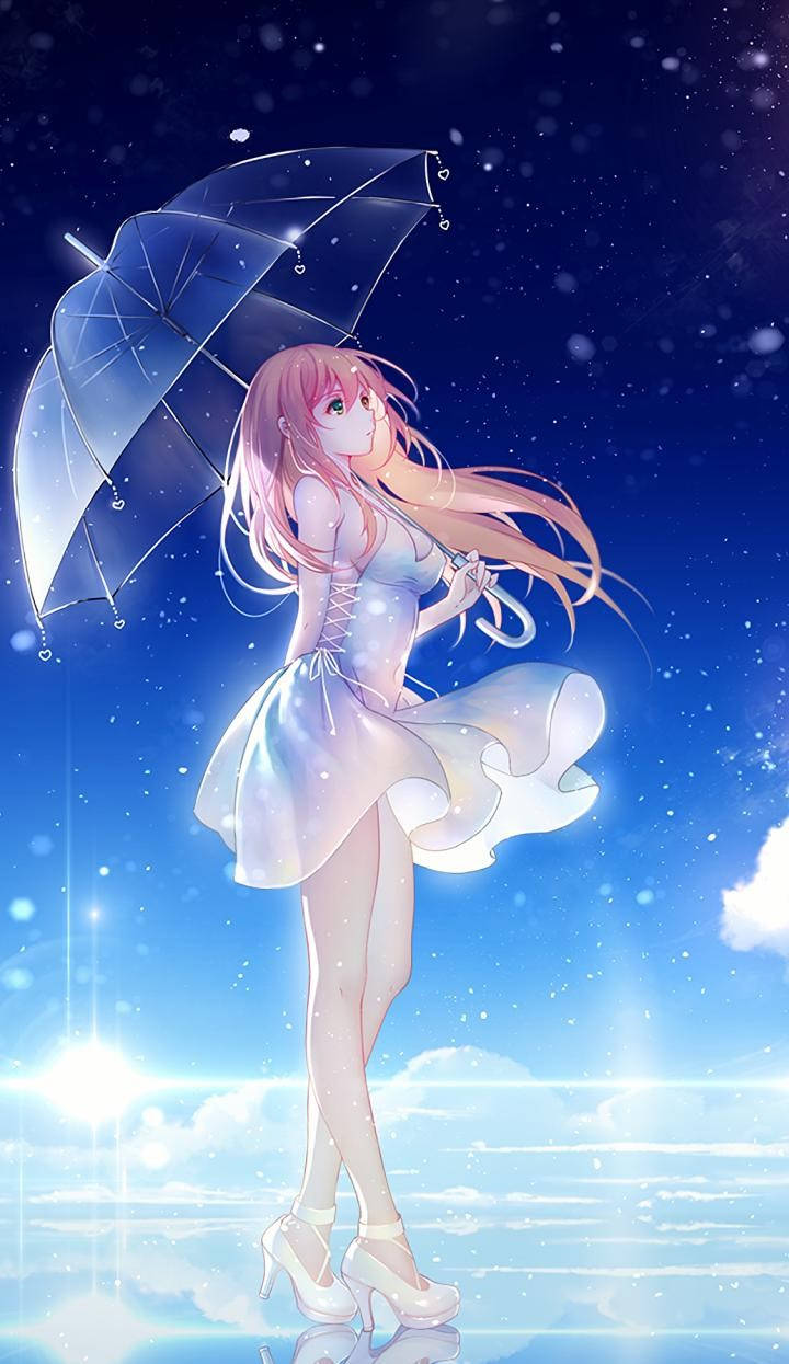 Cô Gái Anime Điện Thoại
